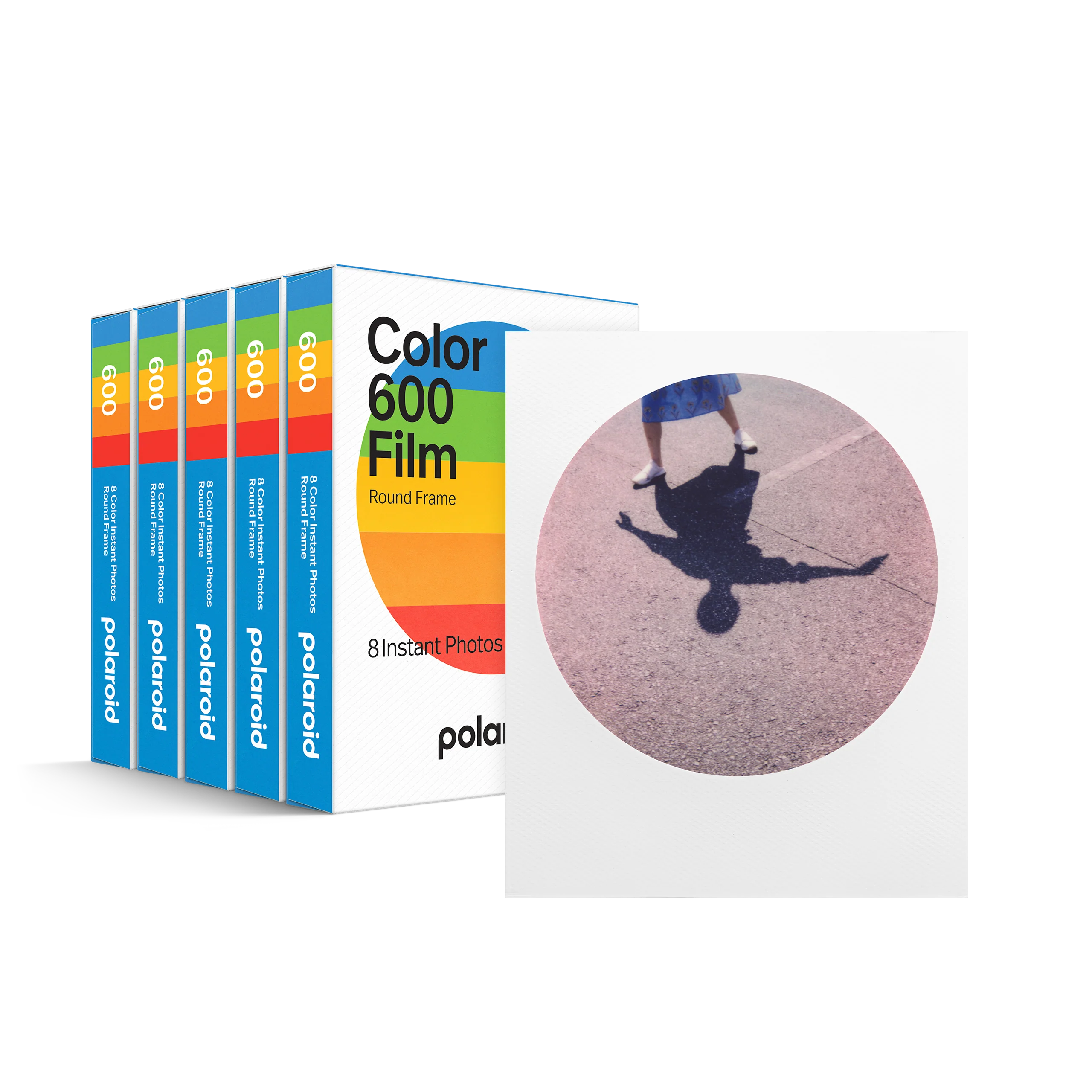 Color 600 Round Frame Film Five Pack