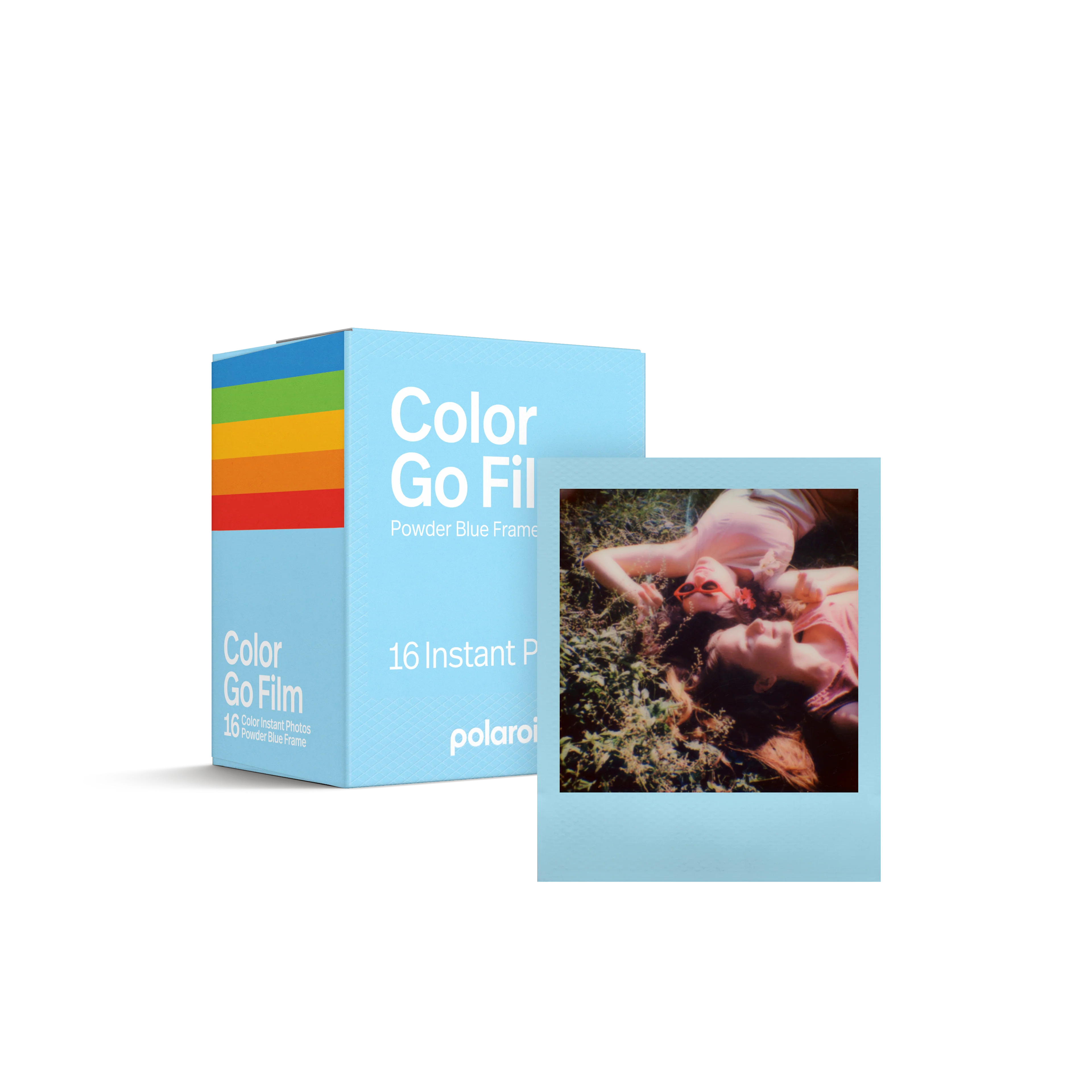 Polaroid Go Color Film Double Pack ?C Powder Blue Frame
