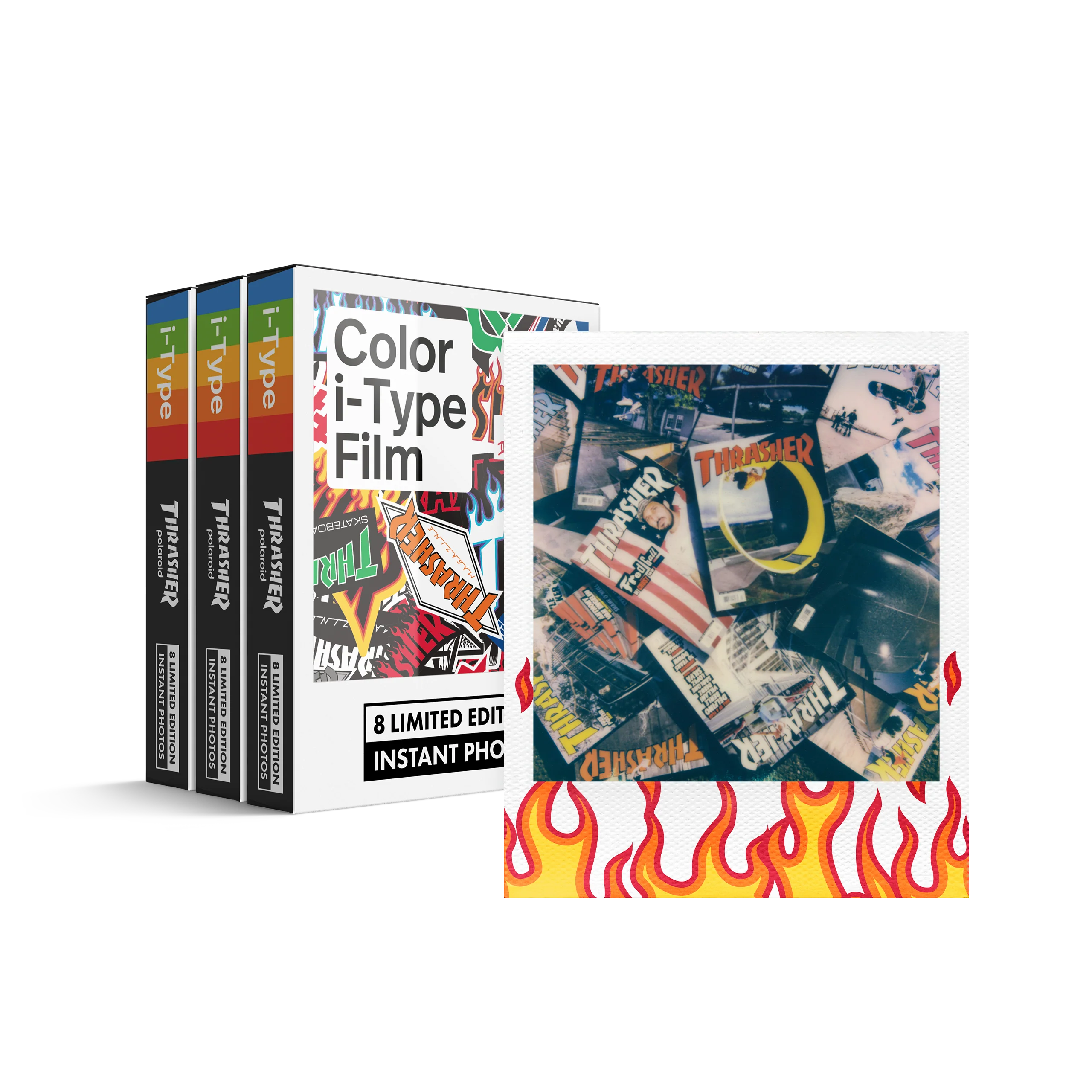 Polaroid Color i-Type Film ?C Thrasher Edition Triple Pack