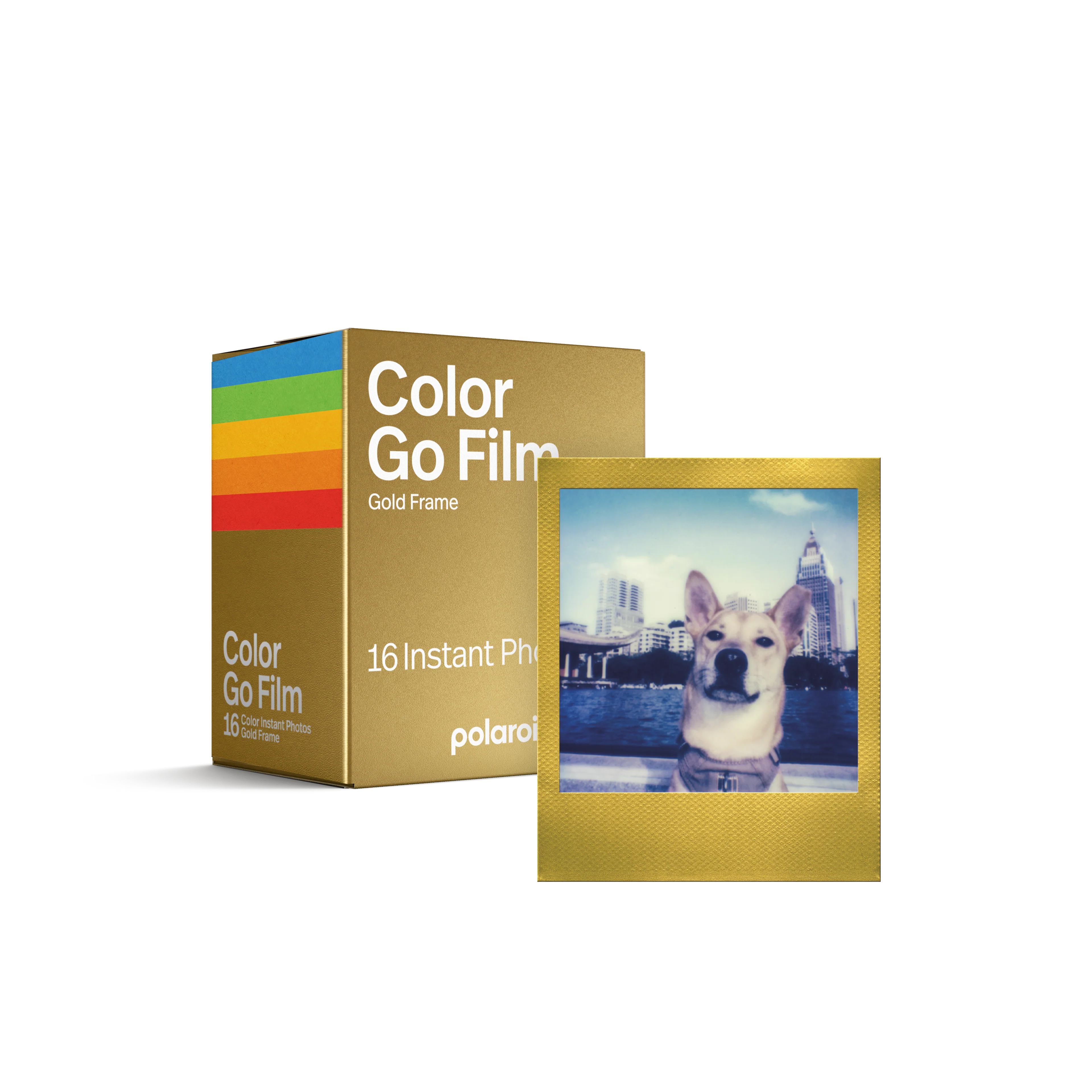 Polaroid Go Color Film Double Pack ?C Gold Frame