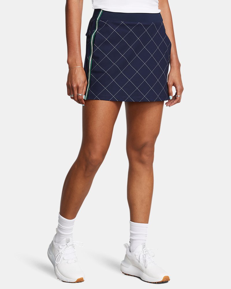UA Premier Windowpane Women's Skort - Navy