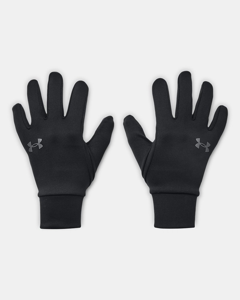 UA Storm Kids' Liner Gloves - Black