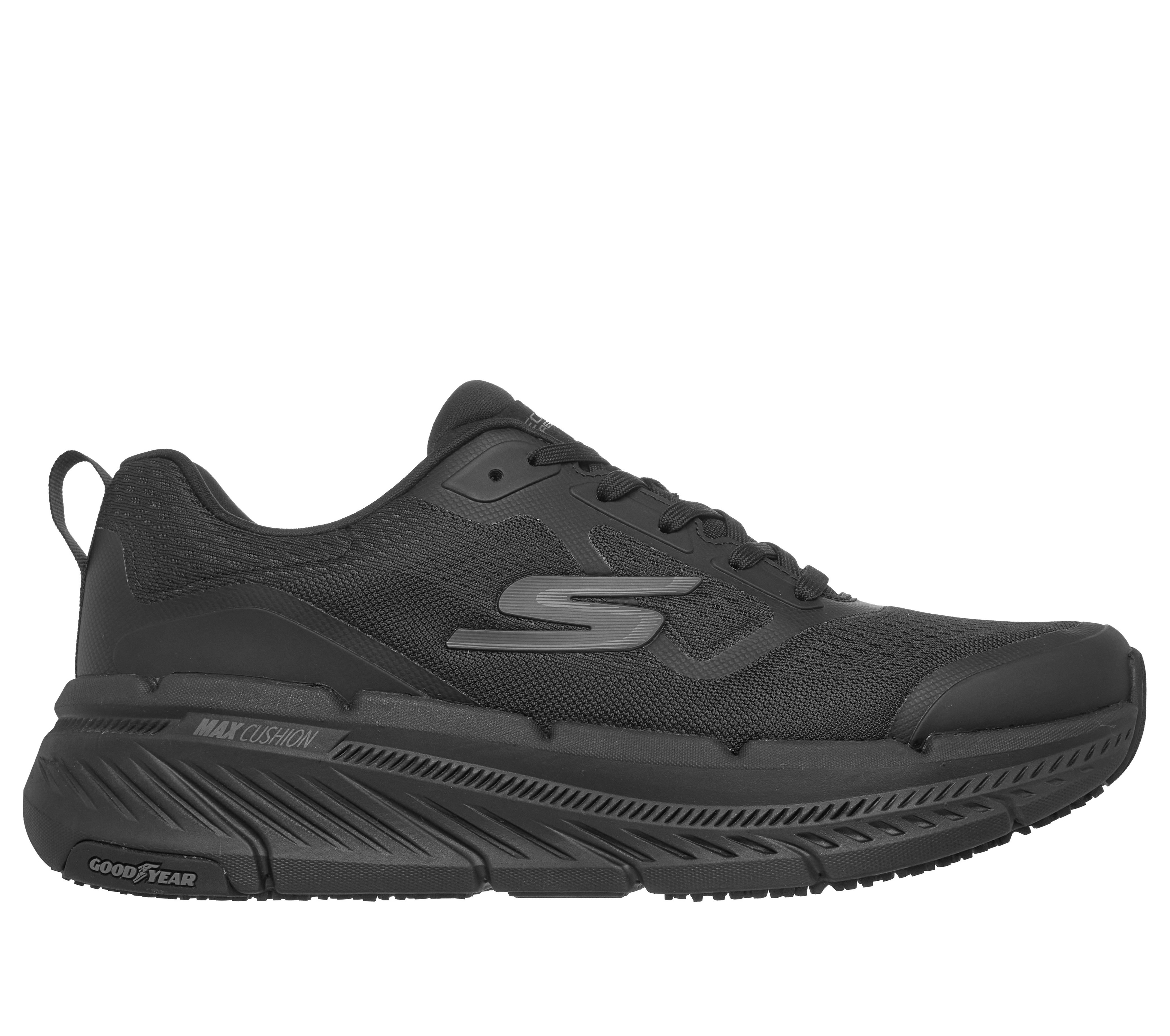 Work Slip-Resistant: Max Cushioning Premier 2.0 - BLACK