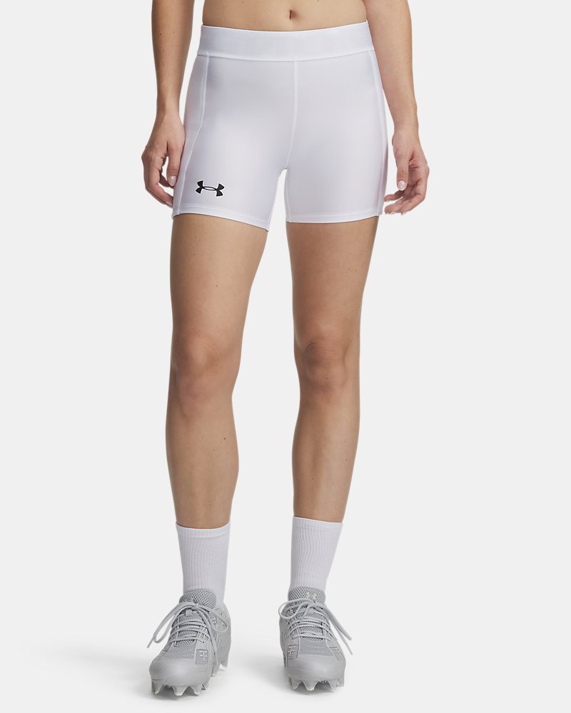 UA Utility Women's Slider Shorts - White