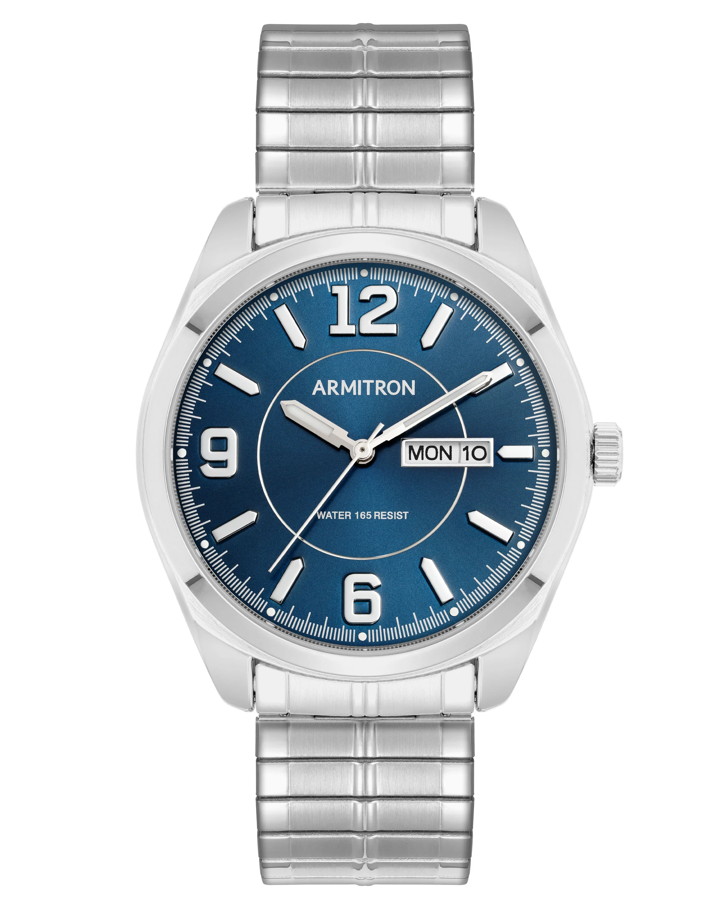 Armitron Men's Day/Date Expansion Band Watch 20/4591NVSV