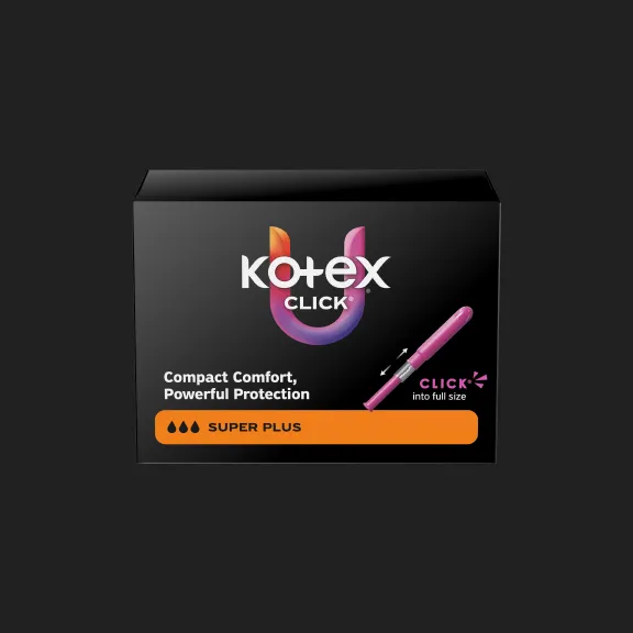 Click® Compact Tampons, Super Plus Absorbency