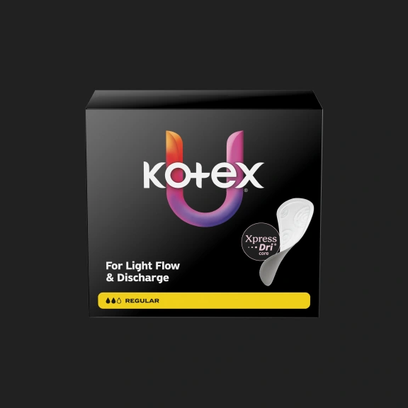 Daily Flat Panty Liners, Regular Length