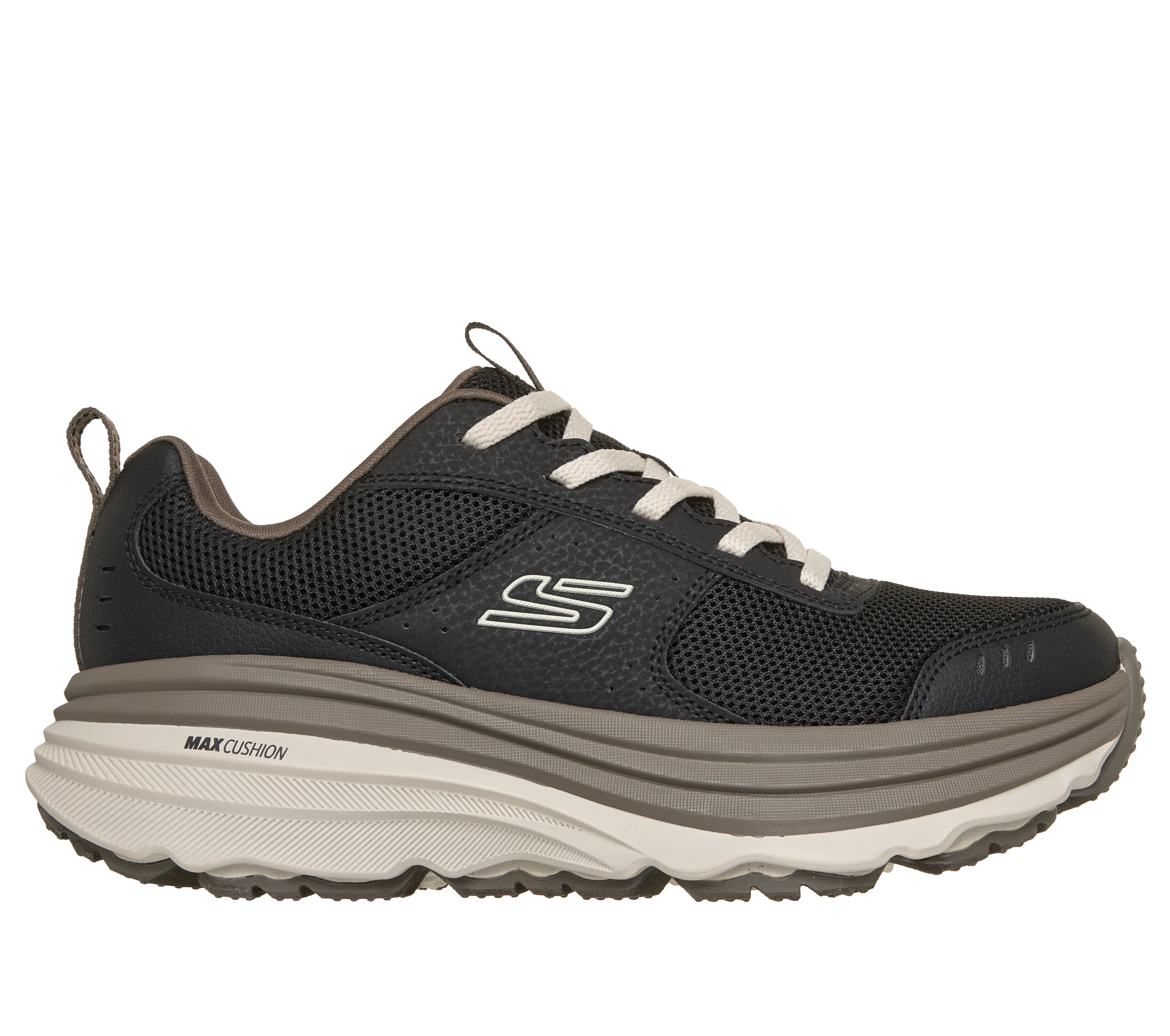 Relaxed Fit: Max Cushioning Zirrus - Cobble Stone - BLACK / NATURAL