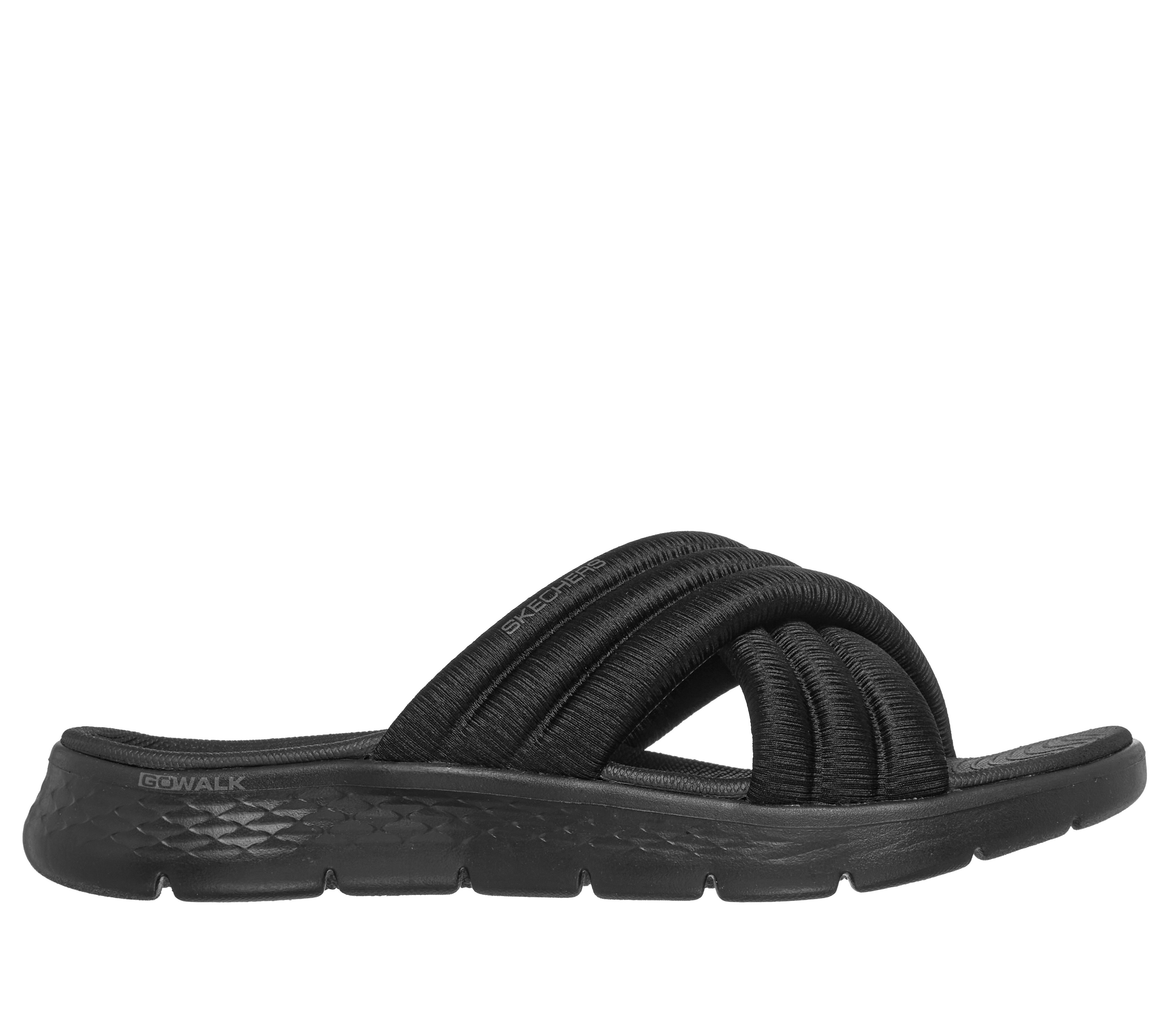 GO WALK Flex Sandal - Eleanor - BLACK