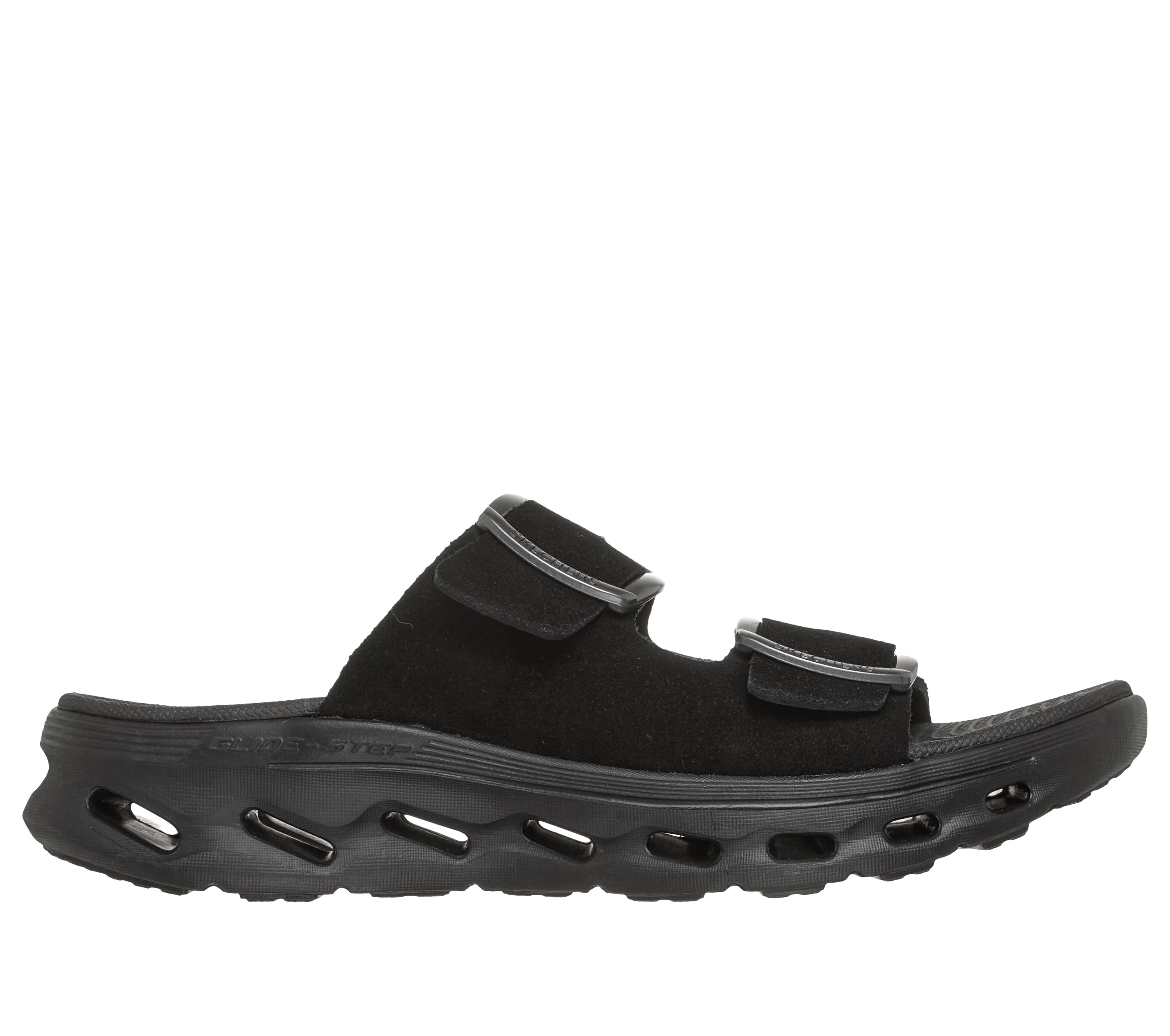GO WALK Glide-Step 2.0 Sandal - Macy - BLACK