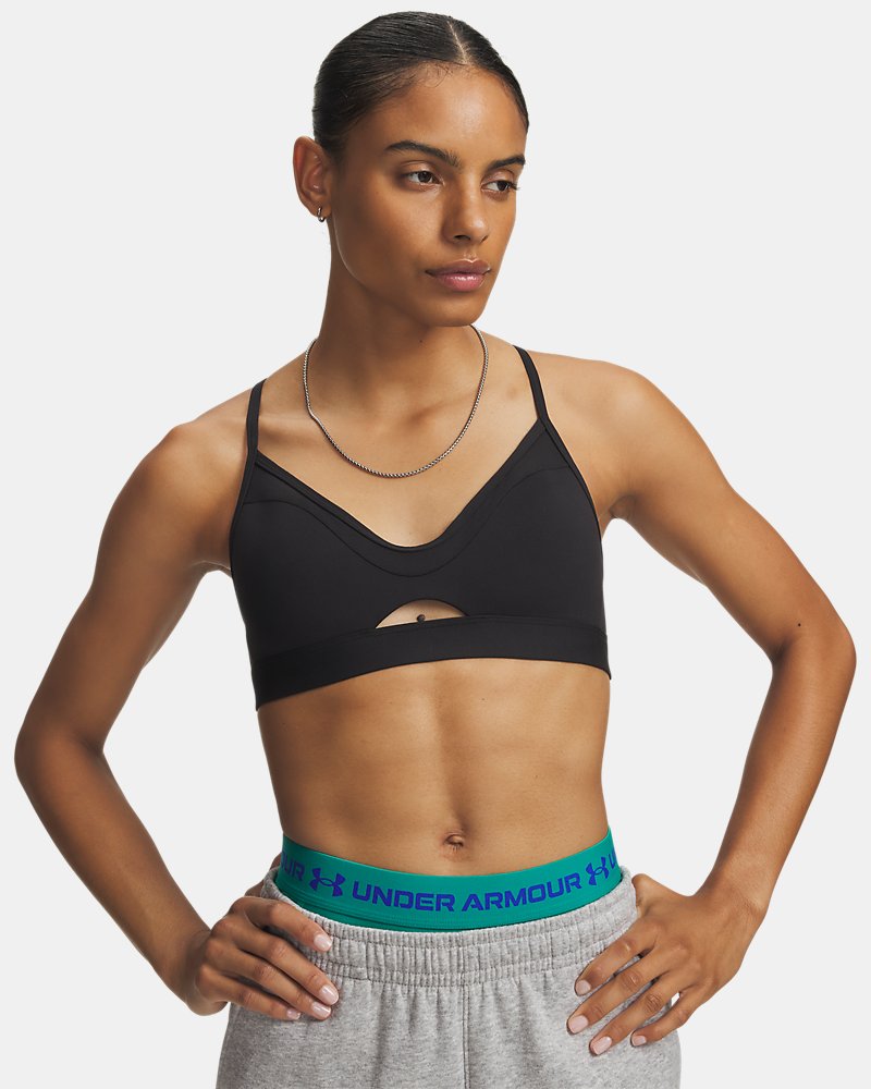 UA Meridian Strappy Bralette Women's Sports Bra - Black
