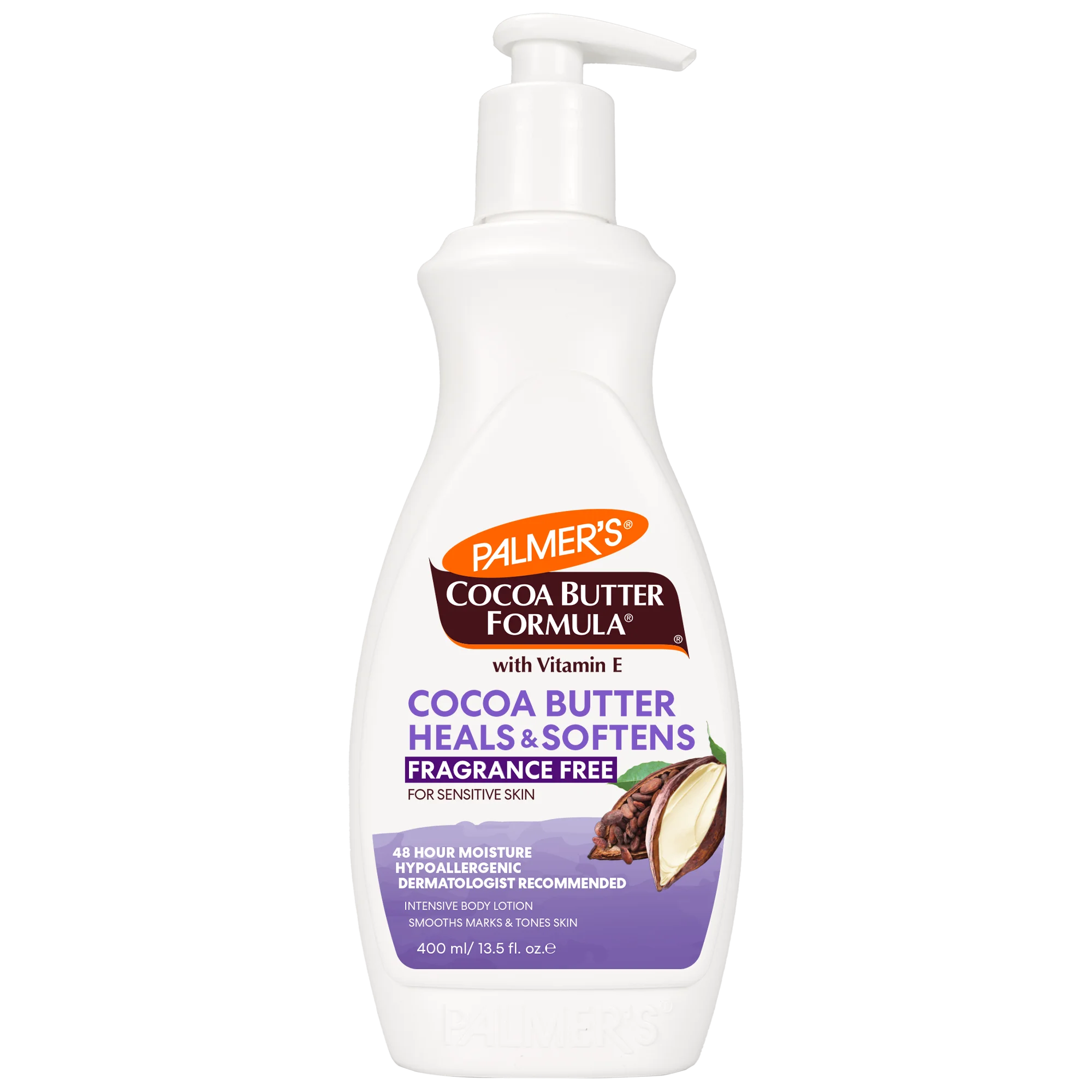 Heals & Softens Cocoa Butter Body Lotion, Fragrance Free