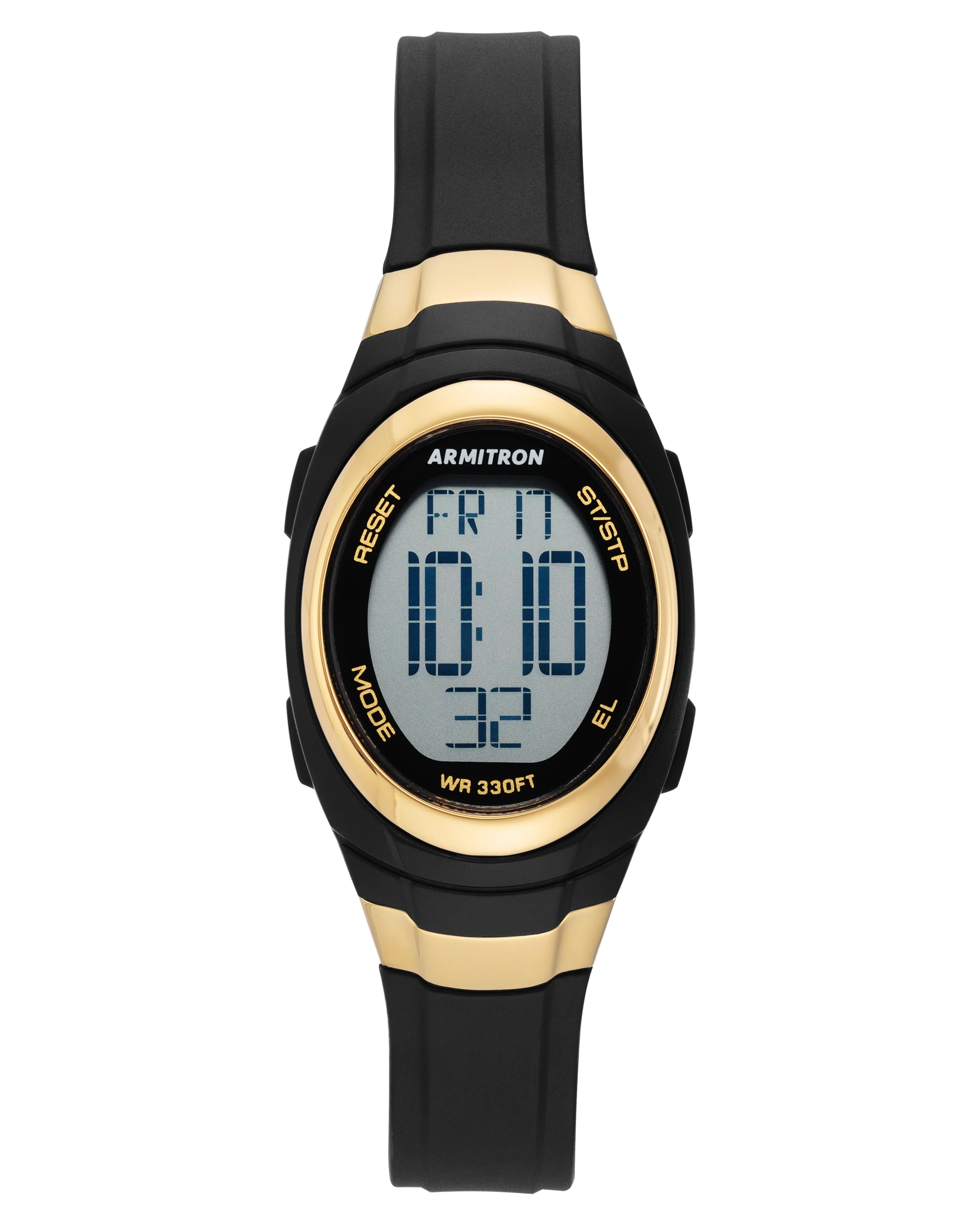 Armitron Sport Women's Digital Chronograph Resin Strap Watch 45/7034GBK