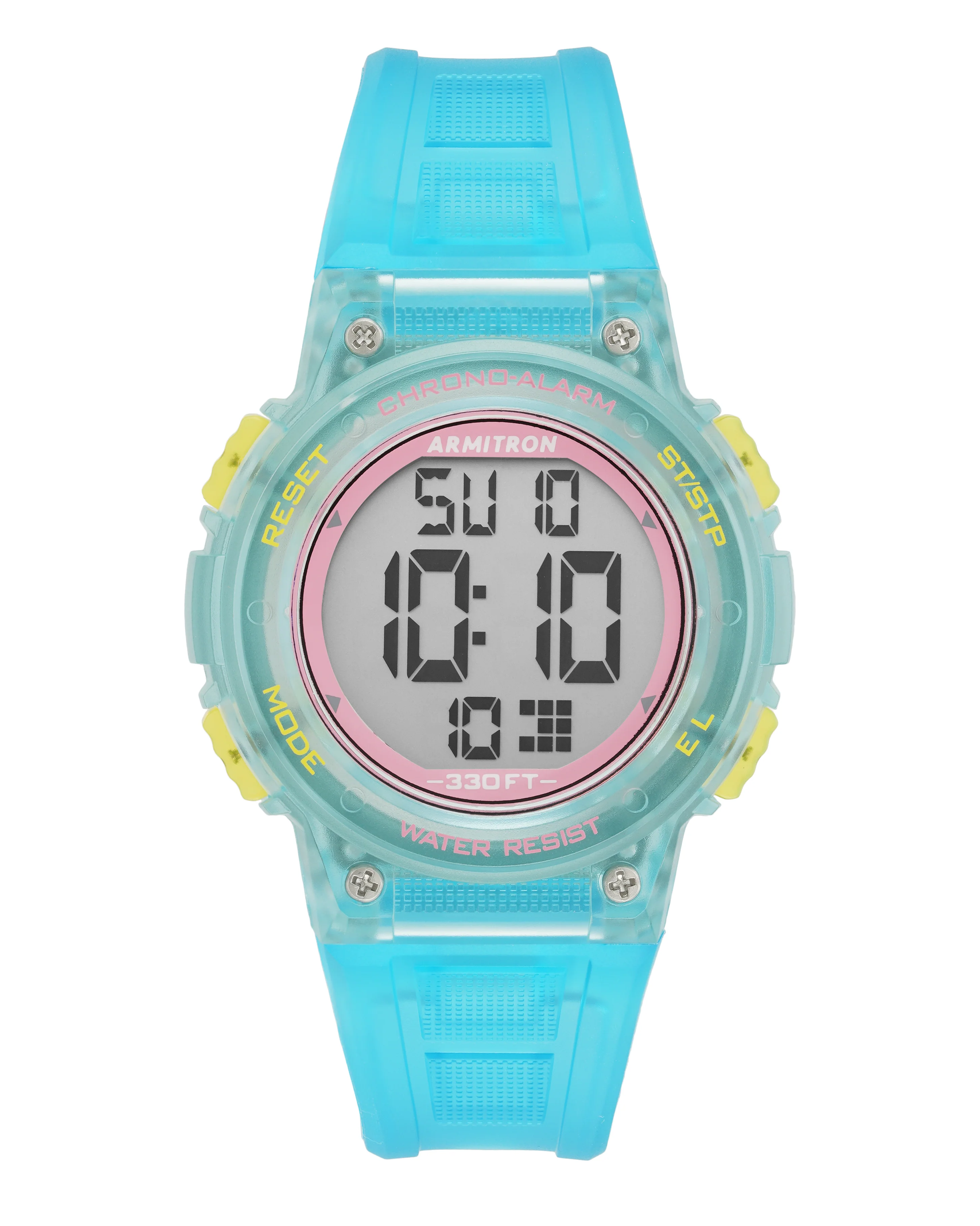 Armitron Sport Women's Digital Chronograph Resin Strap Watch 45/7086TGB