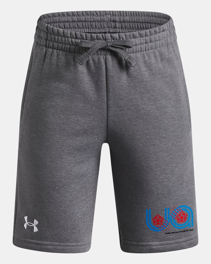 UA Rival Fleece Soccer Boys' Shorts - Gray
