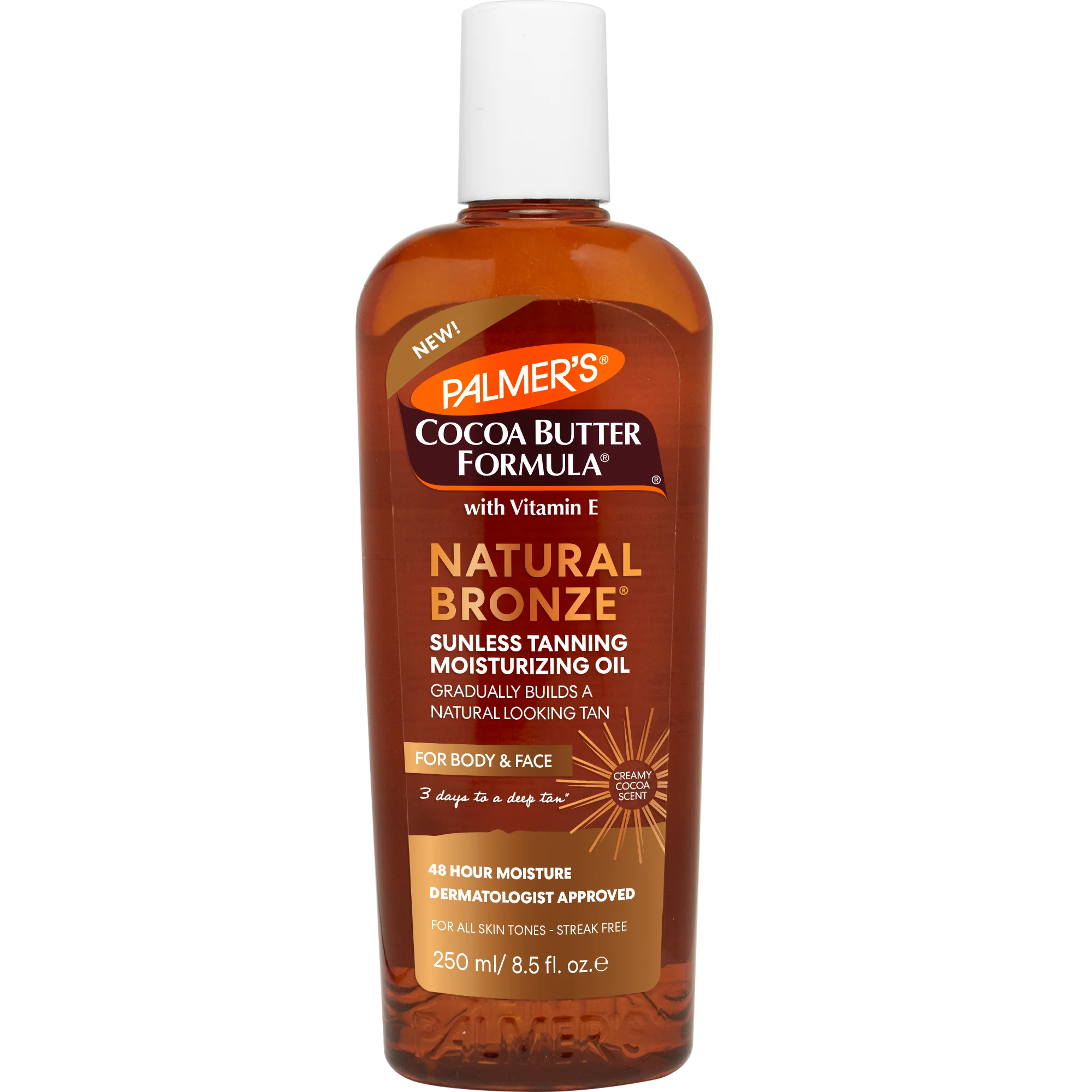 Natural Bronze Sunless Tanning Moisturizing Oil