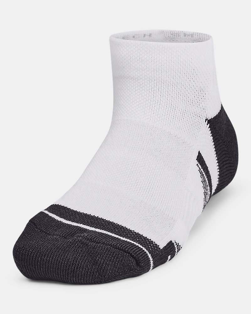 UA Performance Tech™ Kids' 6-Pack Low Cut Socks - White