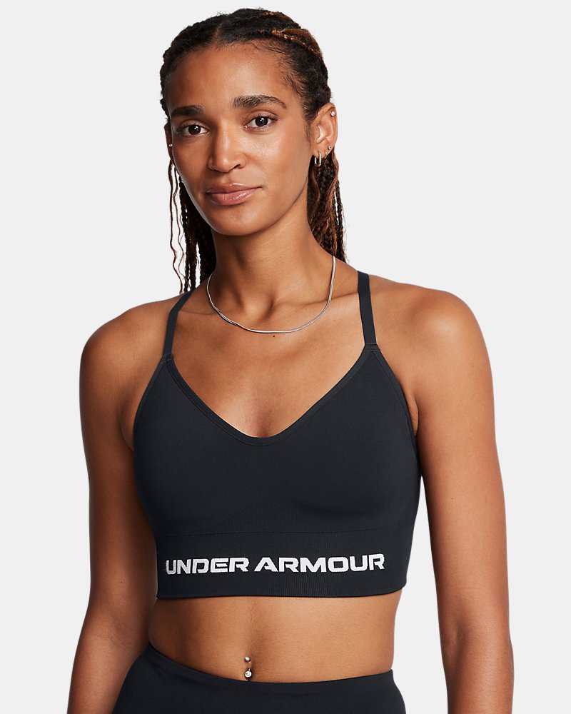 UA Vanish Seamless Low Women's Sports Bra - Black