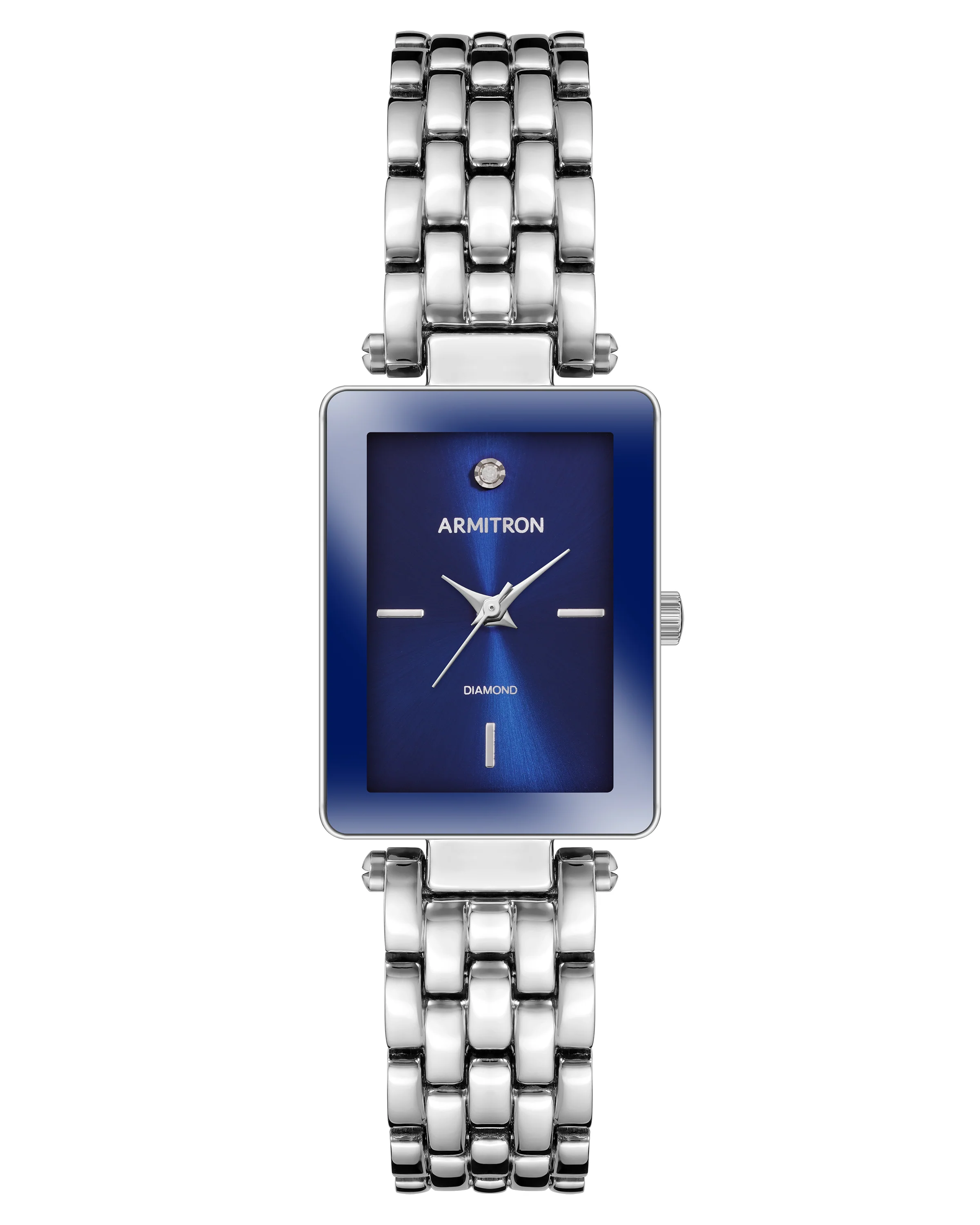 Armitron Women's Genuine Diamond Dial Bracelet Watch 75/5769BLSV