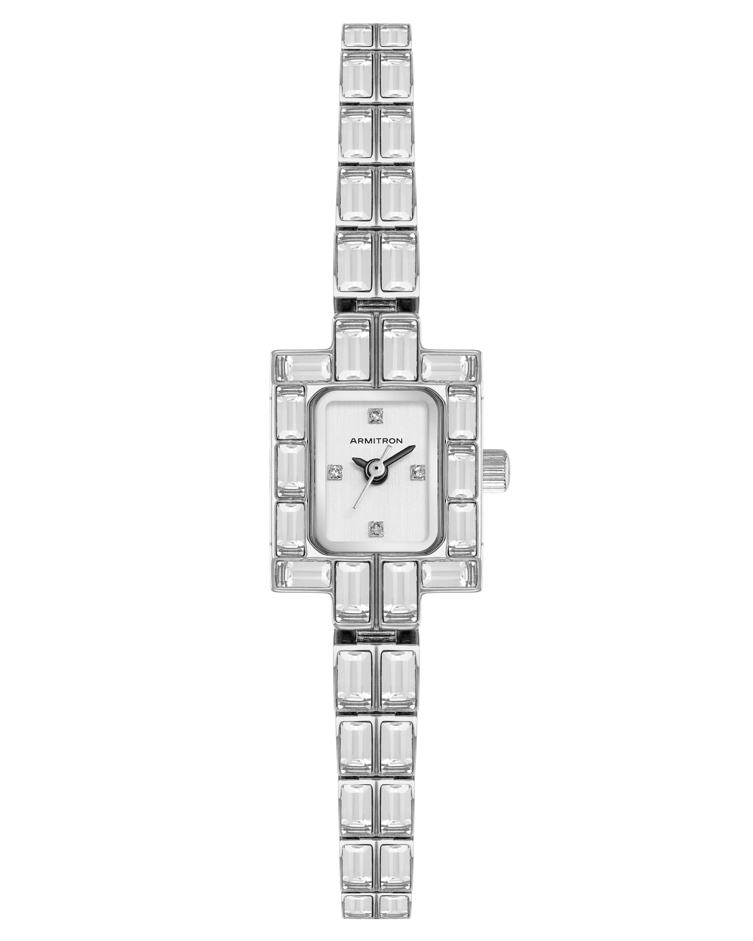 Ava? | 18.4mm, Silver/Crystals