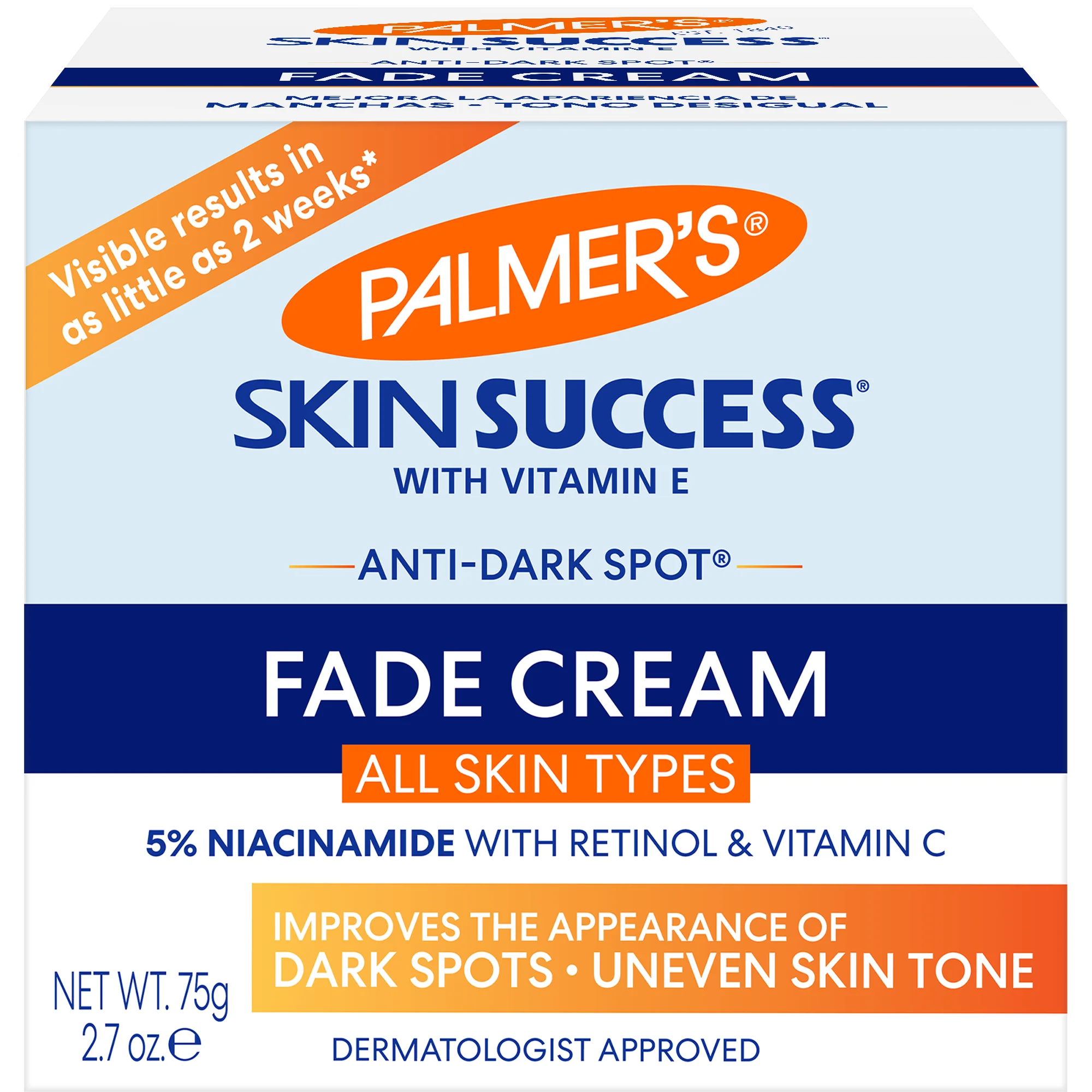 Anti-Dark Spot Fade Cream, for all Skin Types