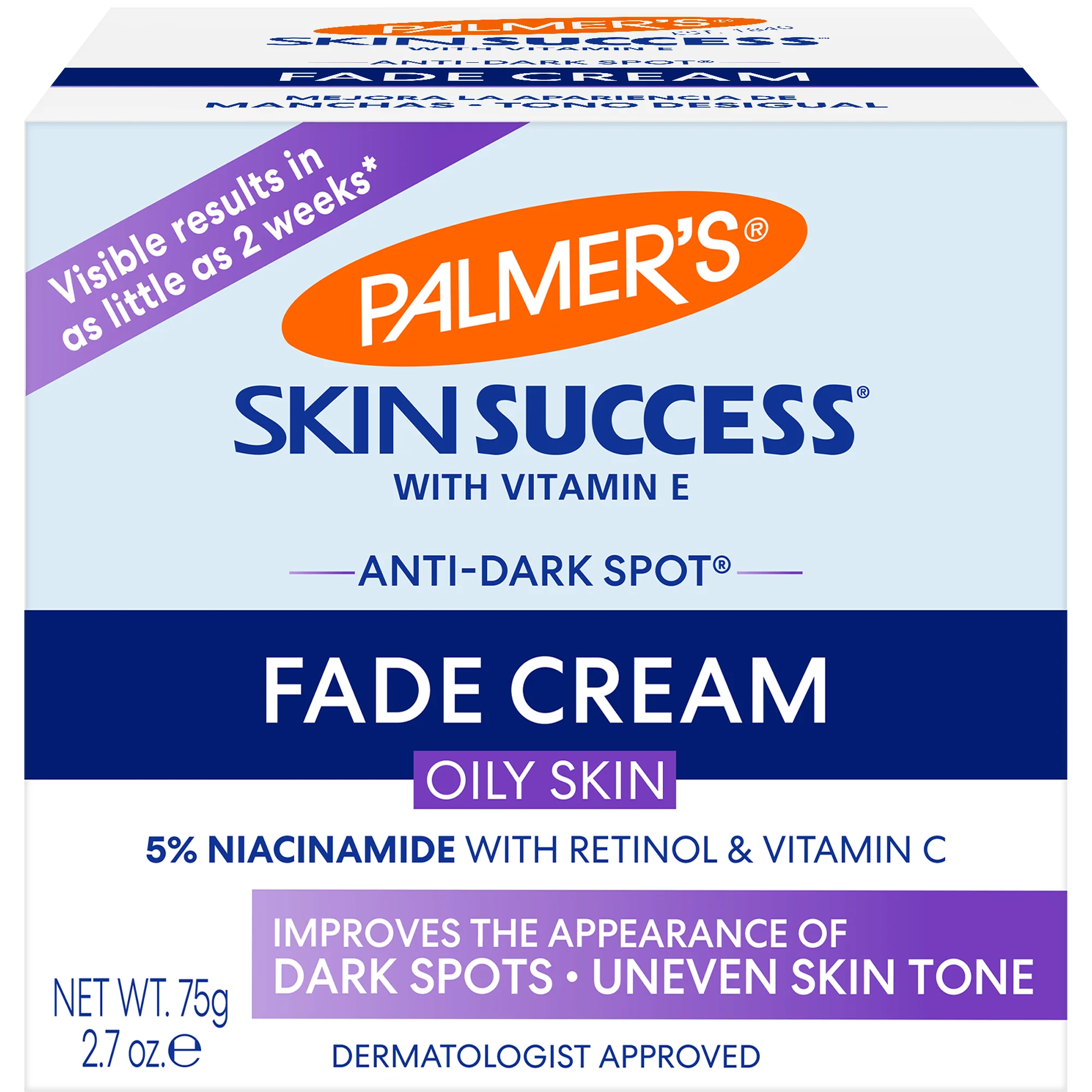 Anti-Dark Spot Fade Cream, for Oily Skin