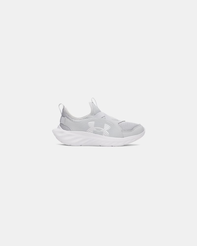 UA Turbo Go Girls' Pre-School Running Shoes - Gray