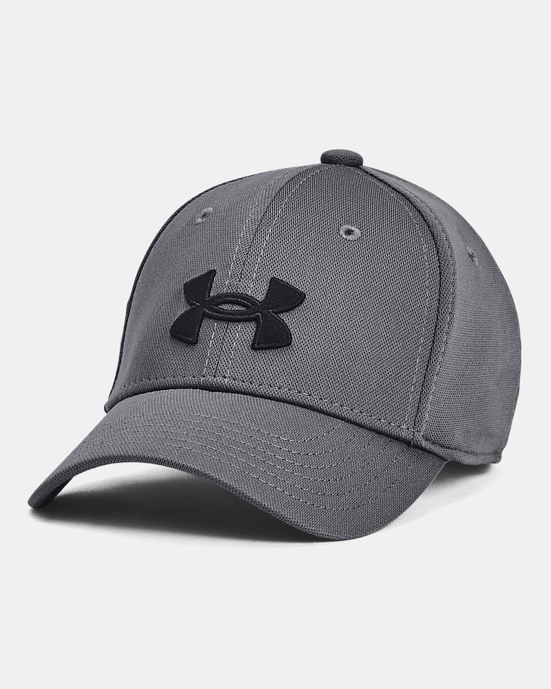 UA Blitzing Low Boys' Stretch Fit Cap - Gray