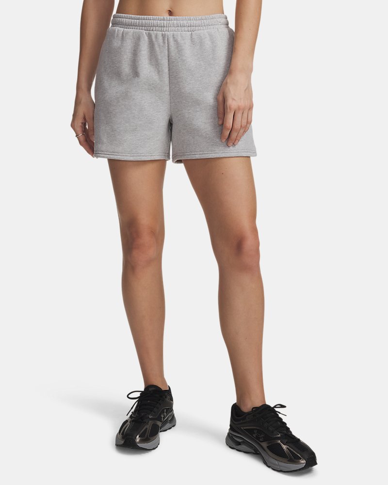UA Icon Fleece Women's Shorts - Gray