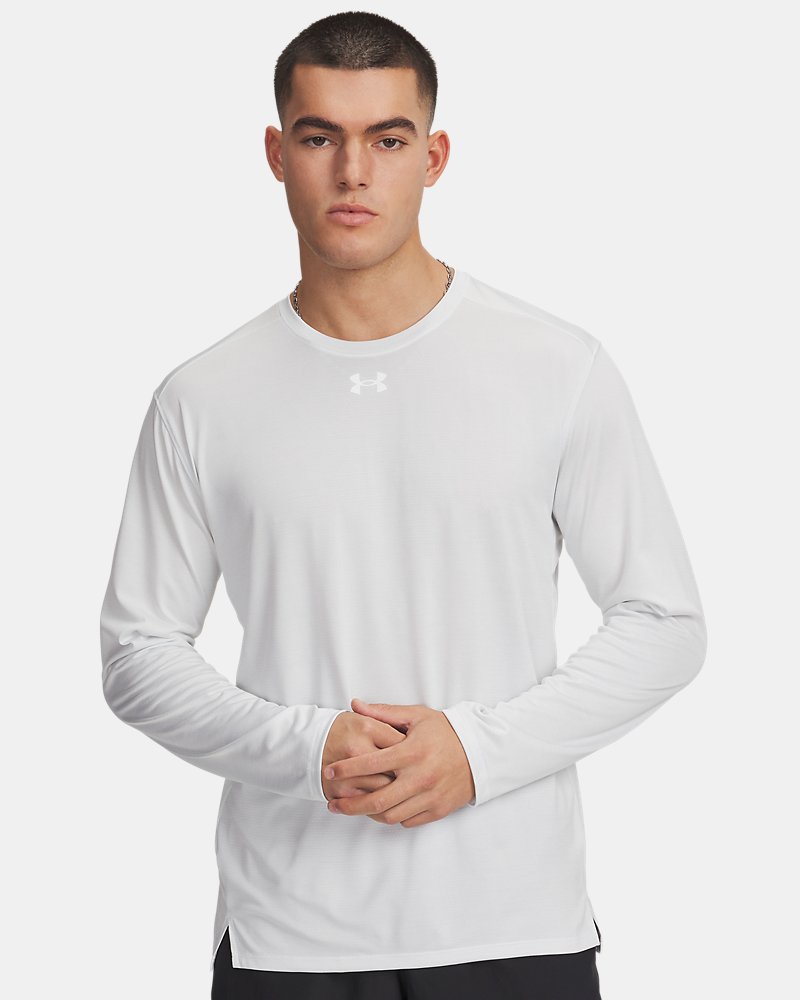 UA Tech™ Vent Team Men's Long Sleeve - White