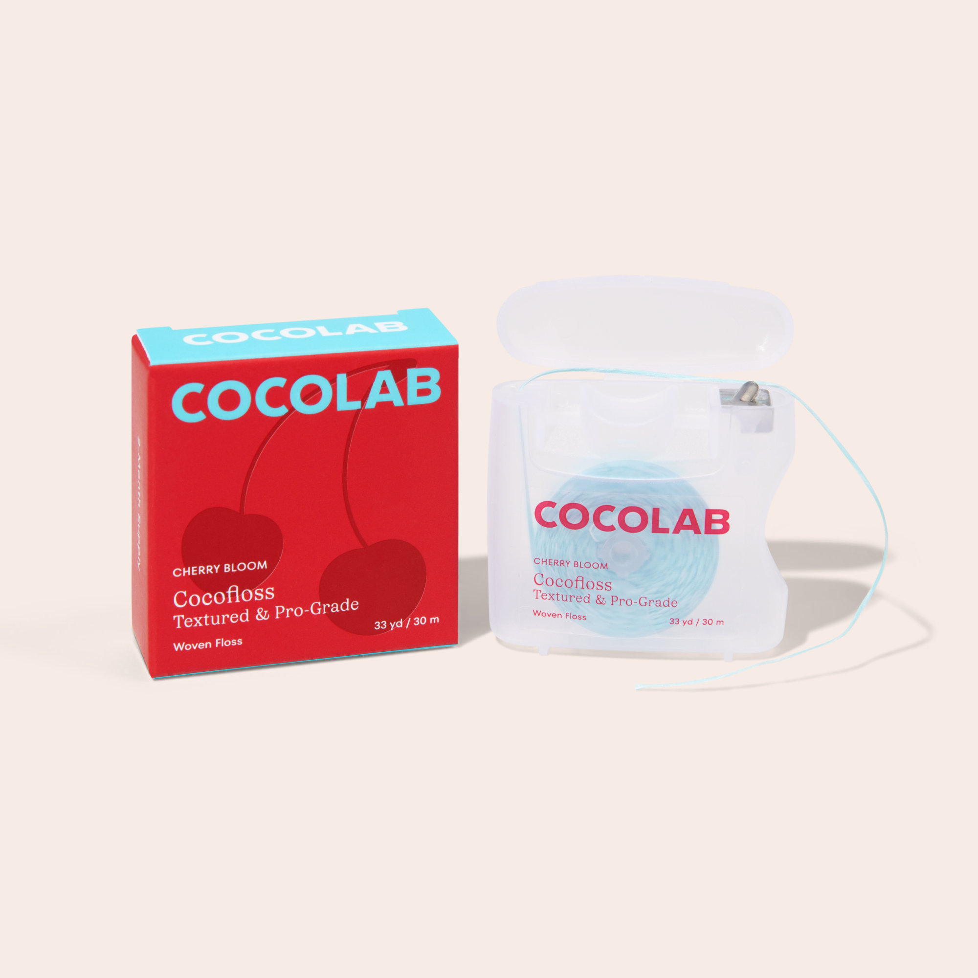 Cherry Bloom Dental Floss