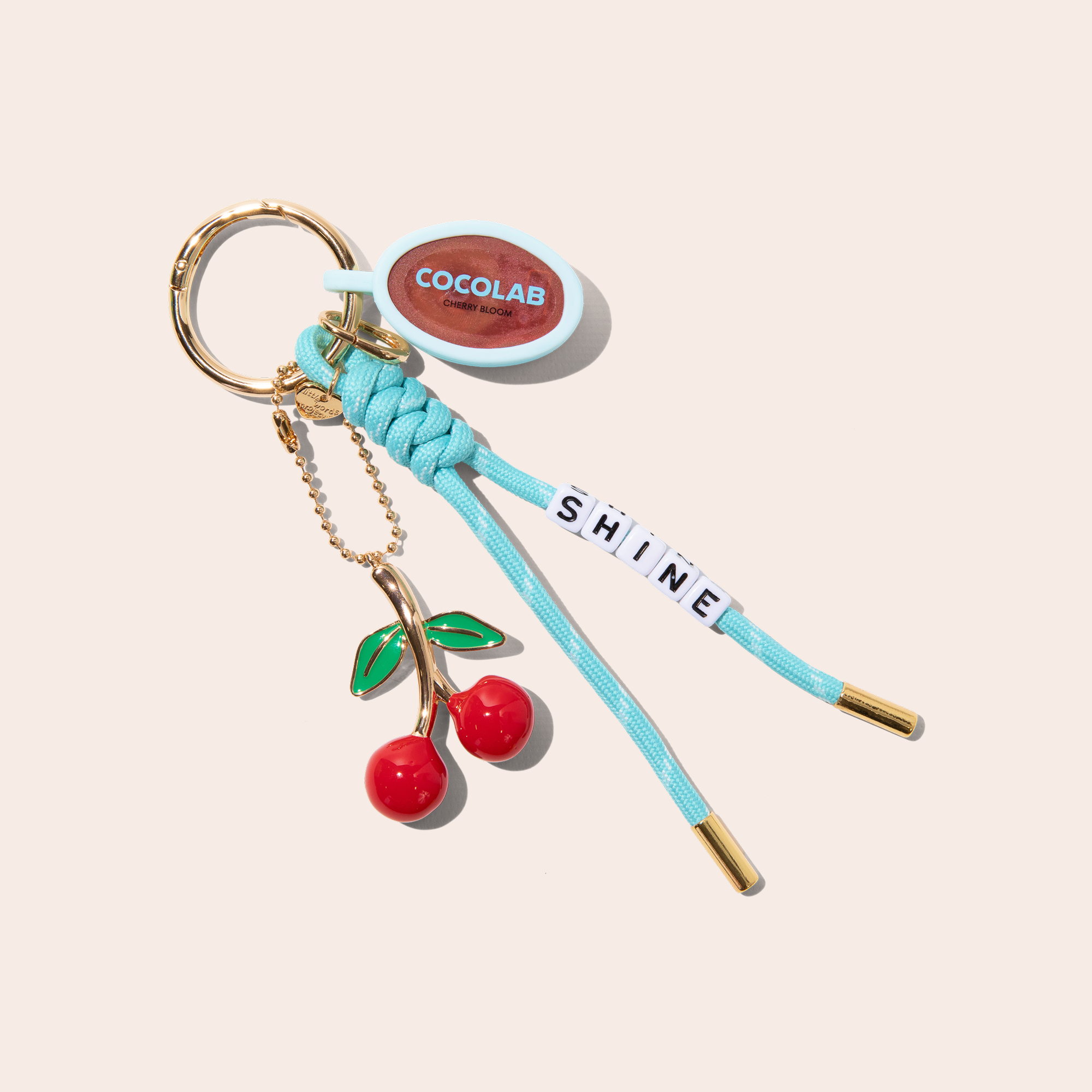 Cherry Bloom Bag Charm