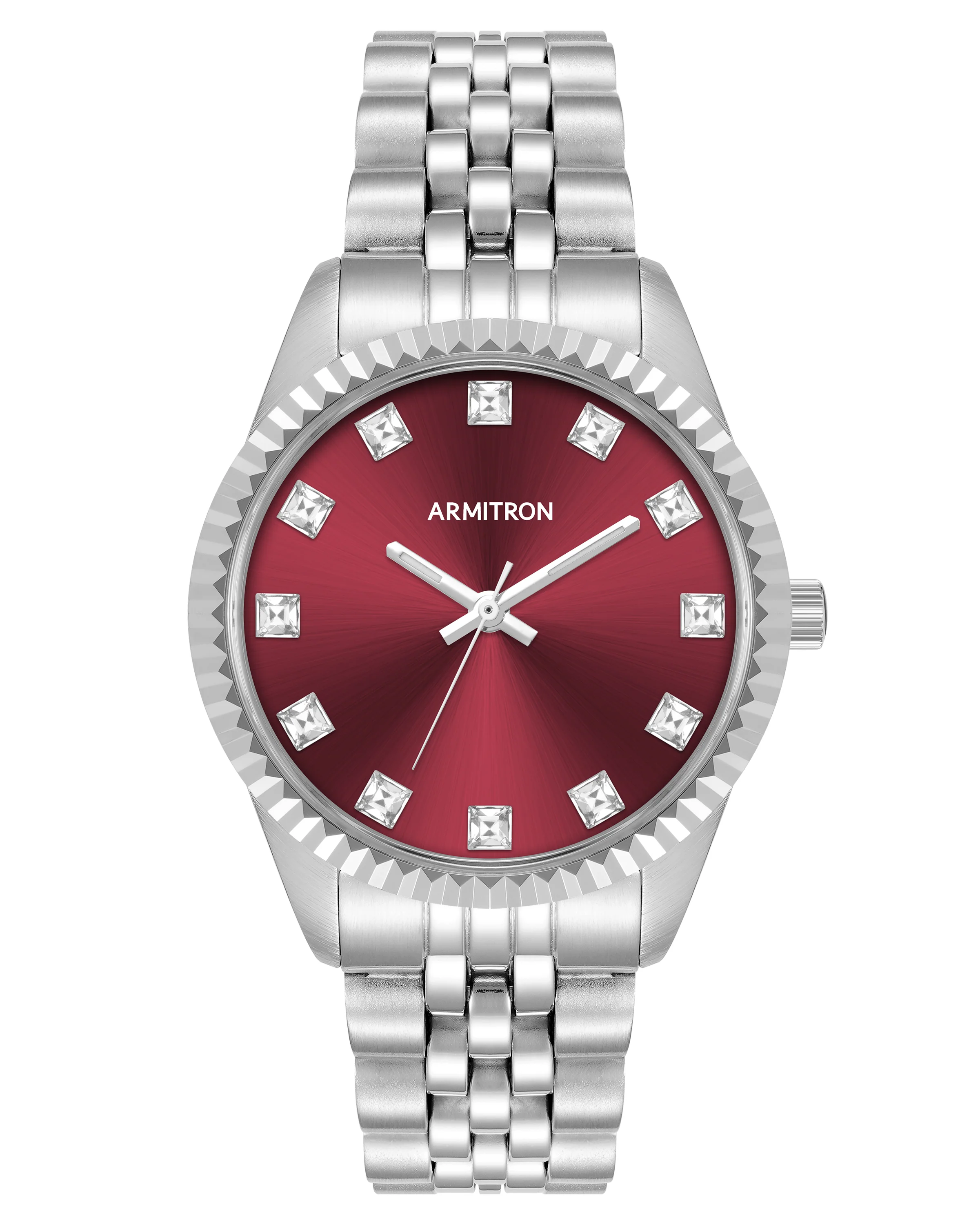 Constance? | 36mm, Burgundy/Silver