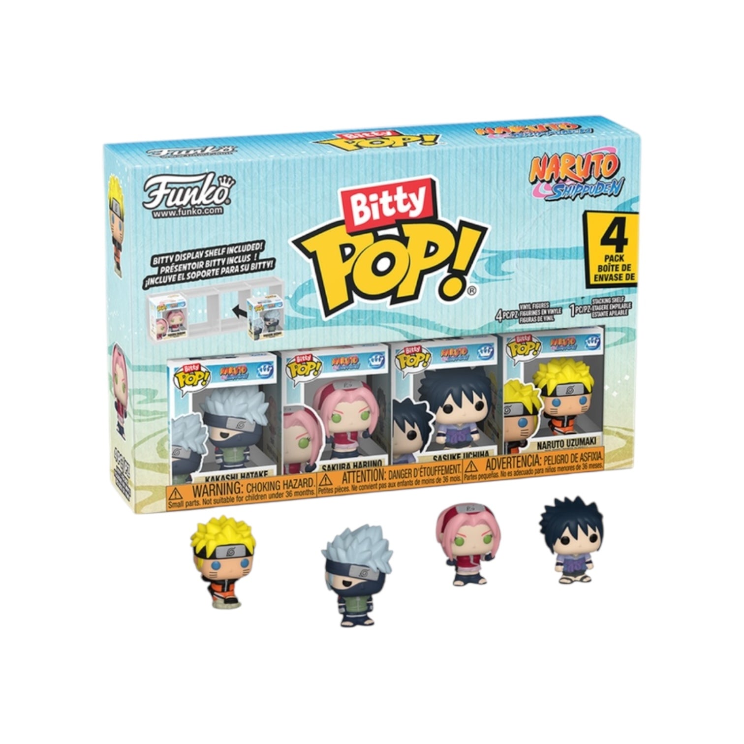 Bitty Pop! Naruto 4-Pack Series 1