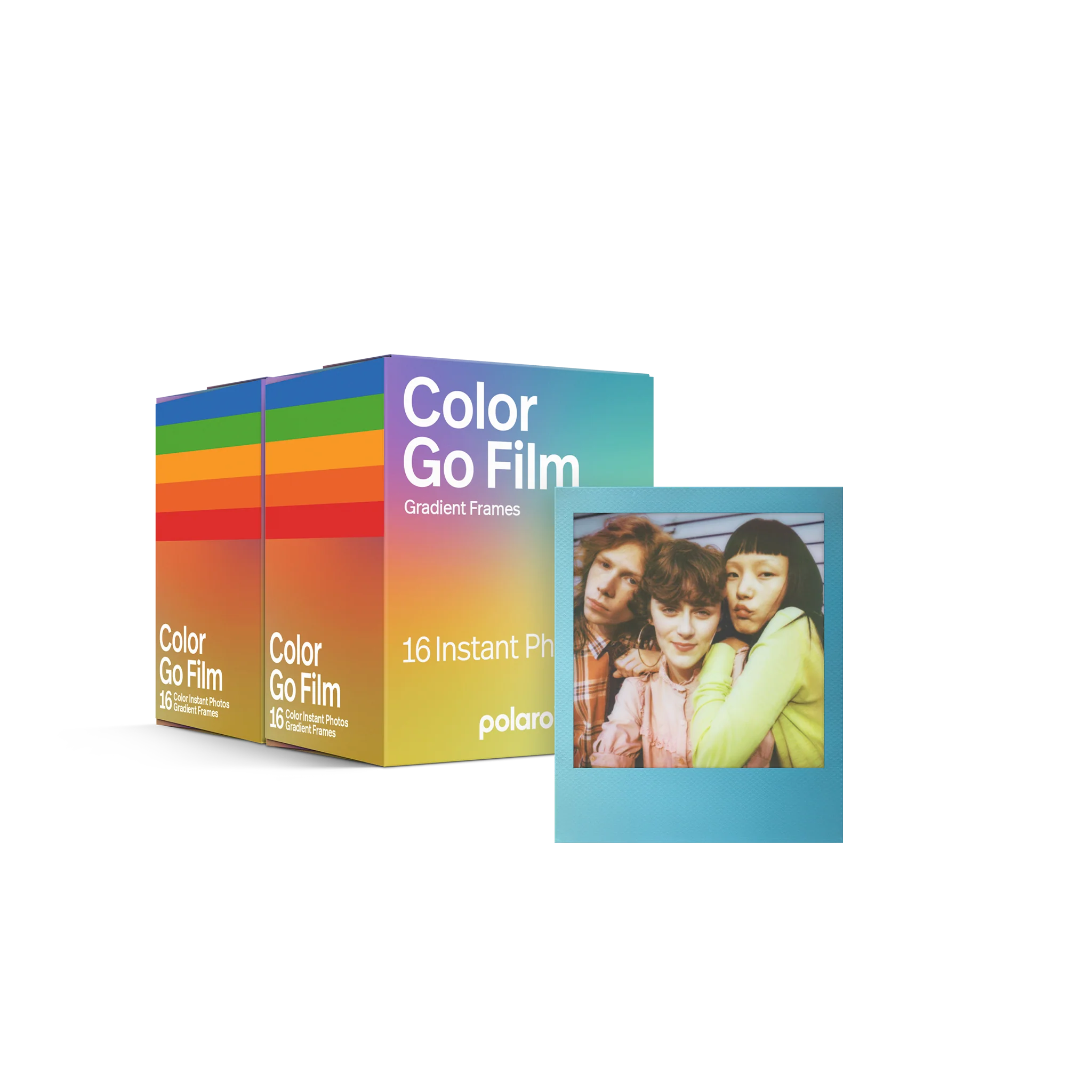 Polaroid Go Color Film Double Pack - Gradient Frames x2