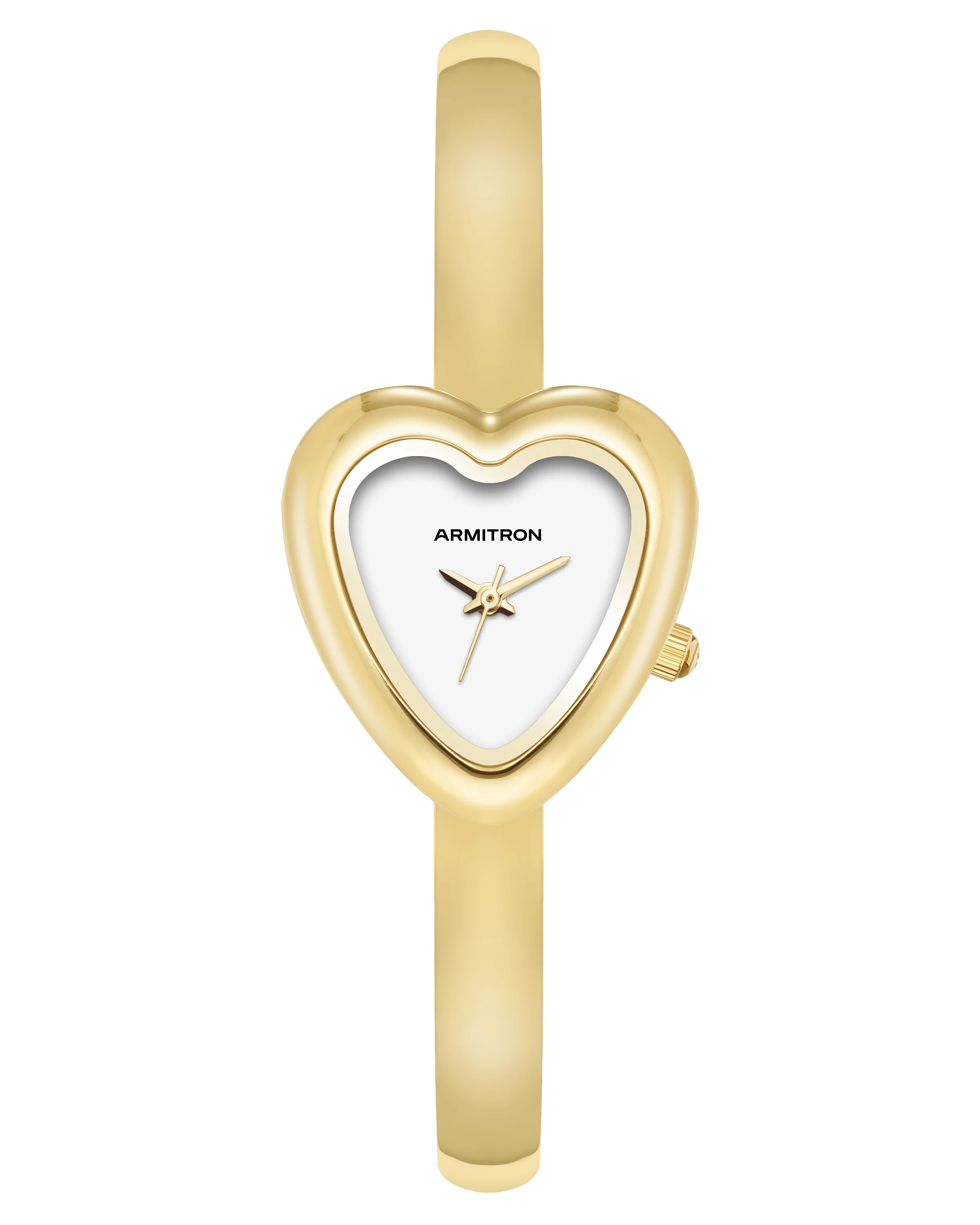 Heart Bangle? | 24.9mm, Gold/White