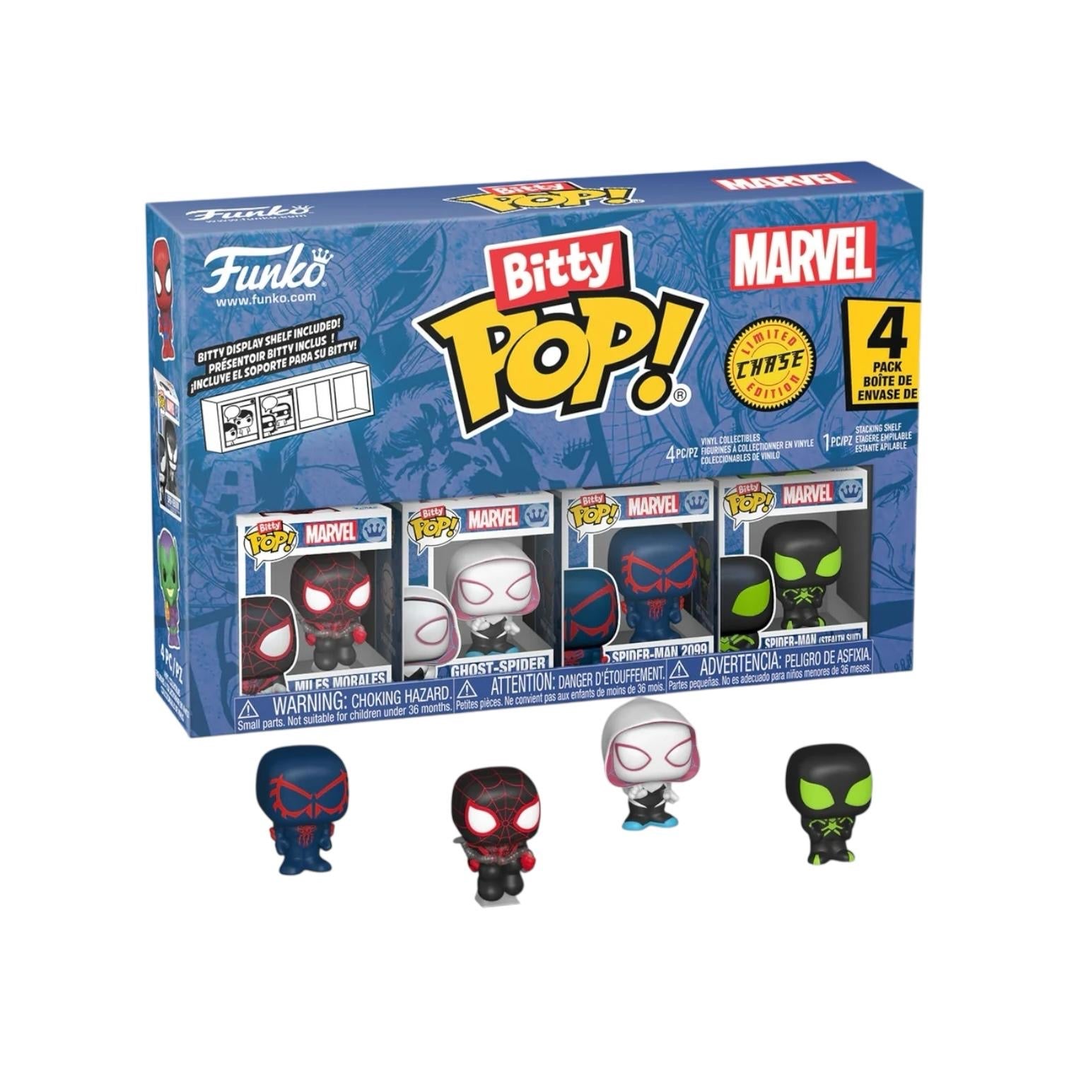 Bitty Pop! Spider-Man 4-Pack Series 2