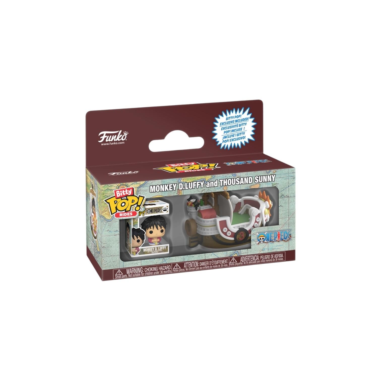 Bitty Pop! Rides Monkey D. Luffy and Thousand Sunny