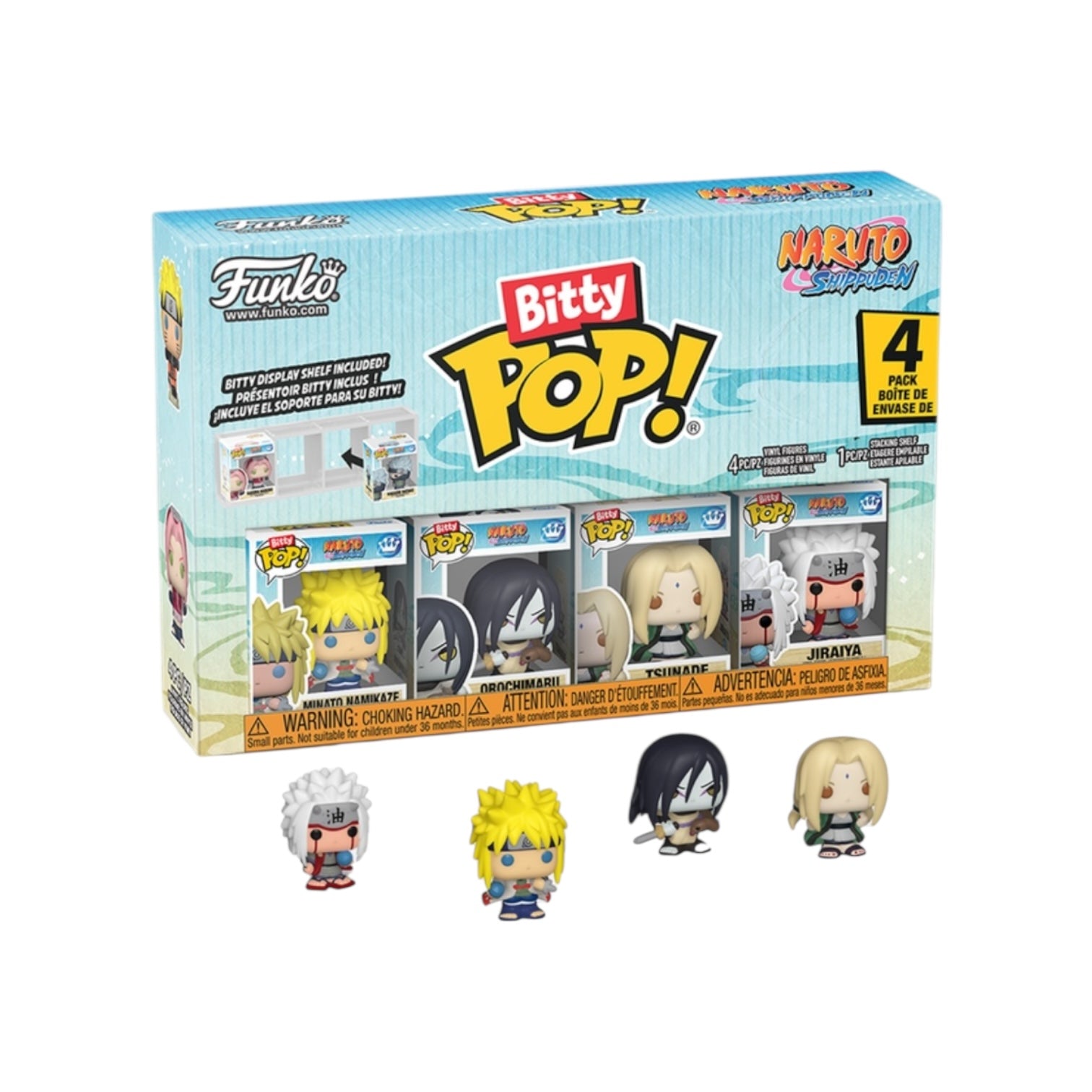 Bitty Pop! Naruto 4-Pack Series 2