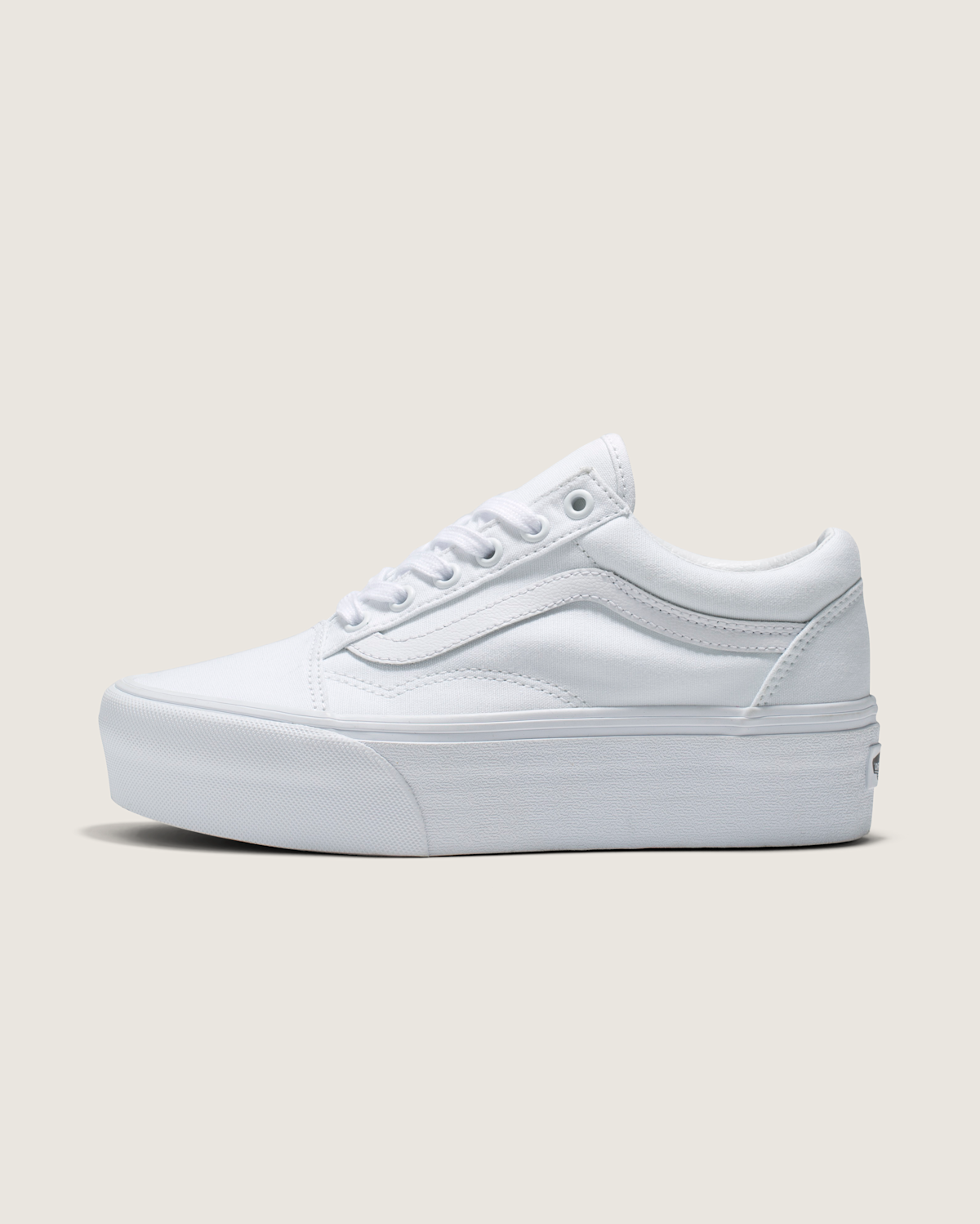 Old Skool Platform Shoe - True White