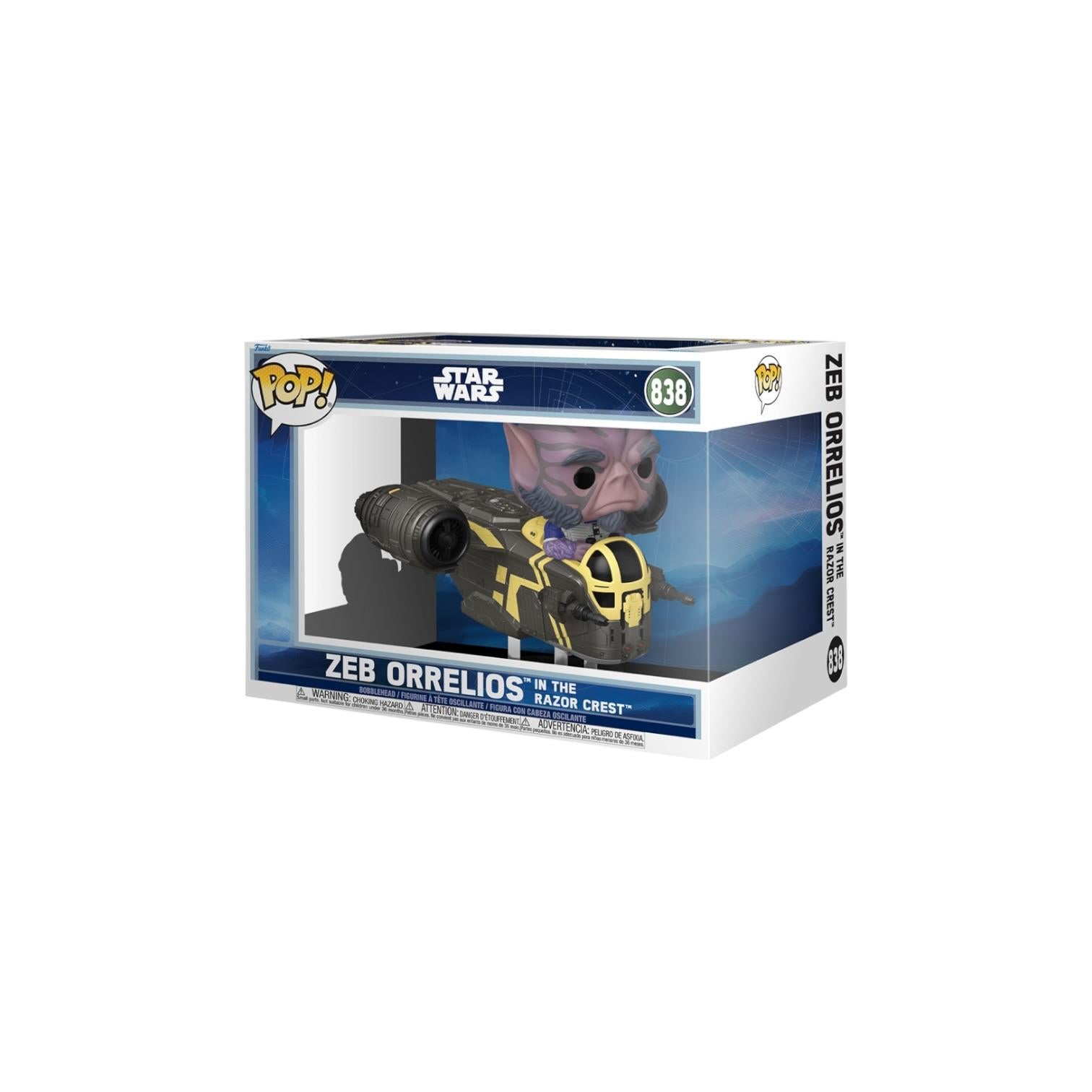 Pop! Rides Deluxe Zeb Orrelios in the Razor Crest