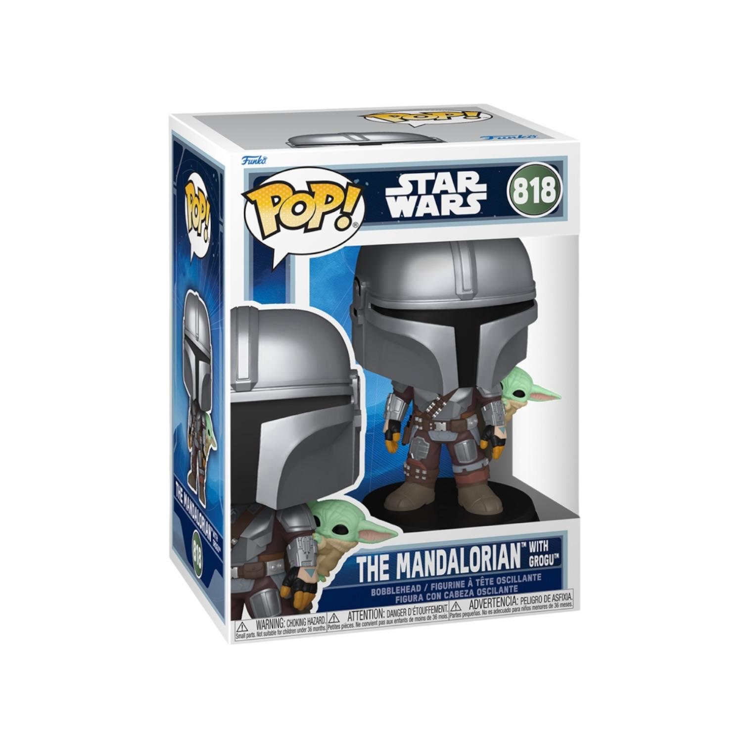 Pop! The Mandalorian with Grogu (On Back)