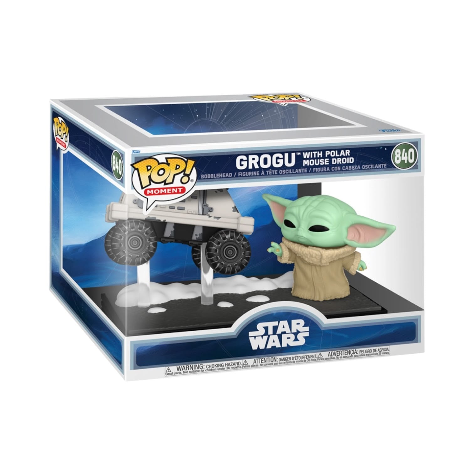 Pop! Moment Grogu with Polar Mouse Droid