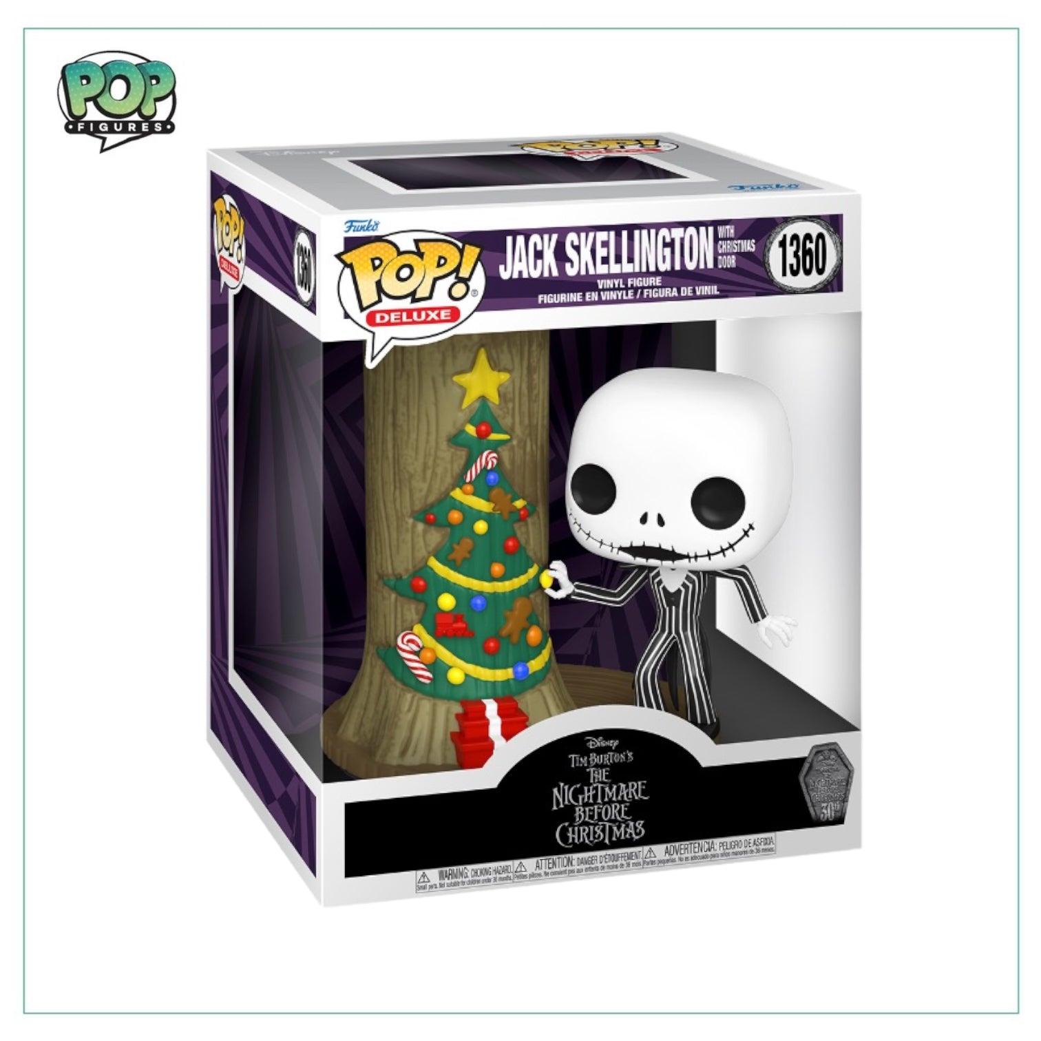 Pop! Deluxe Jack Skellington with Christmas Door