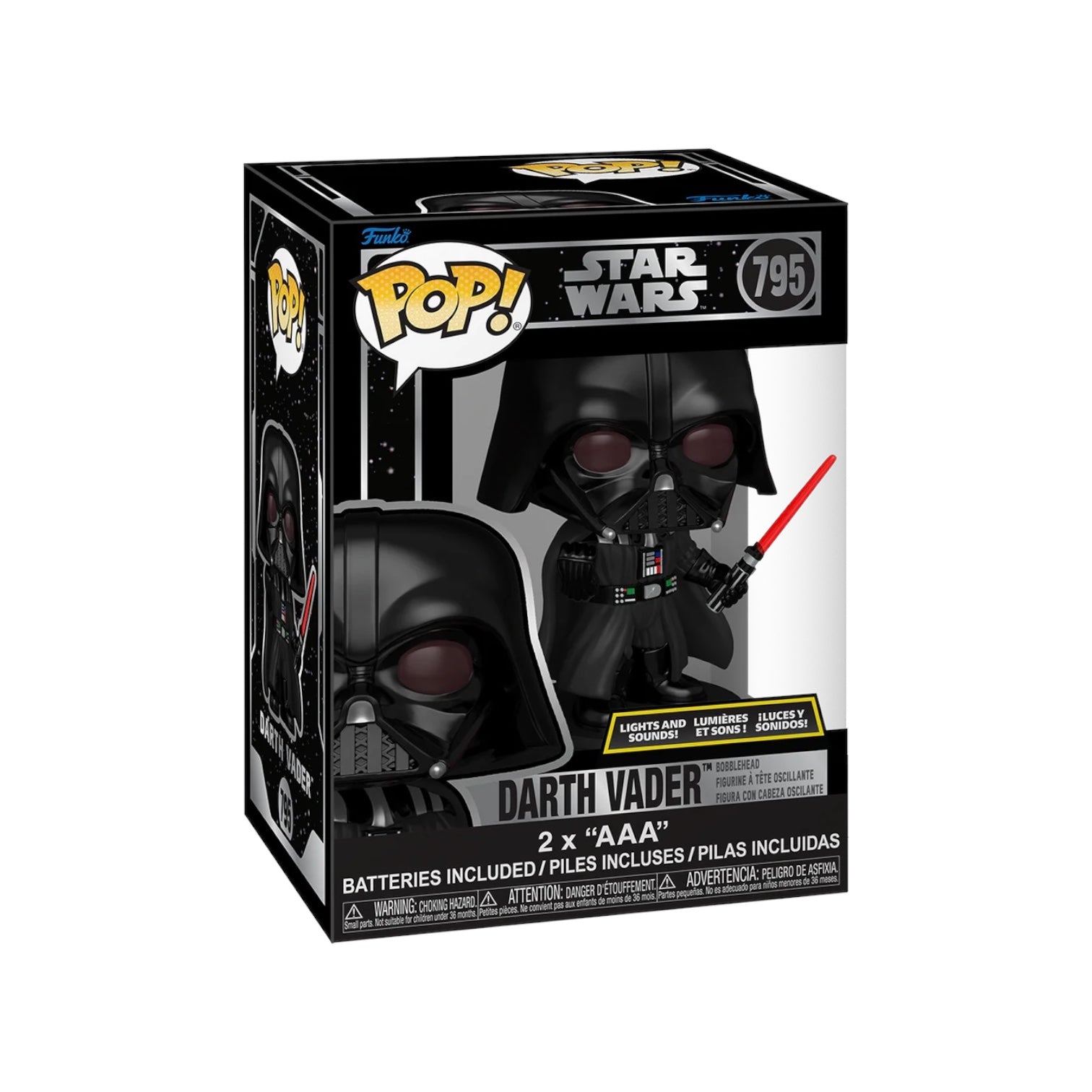 Pop! Lights and Sounds Darth Vader with Lightsaber