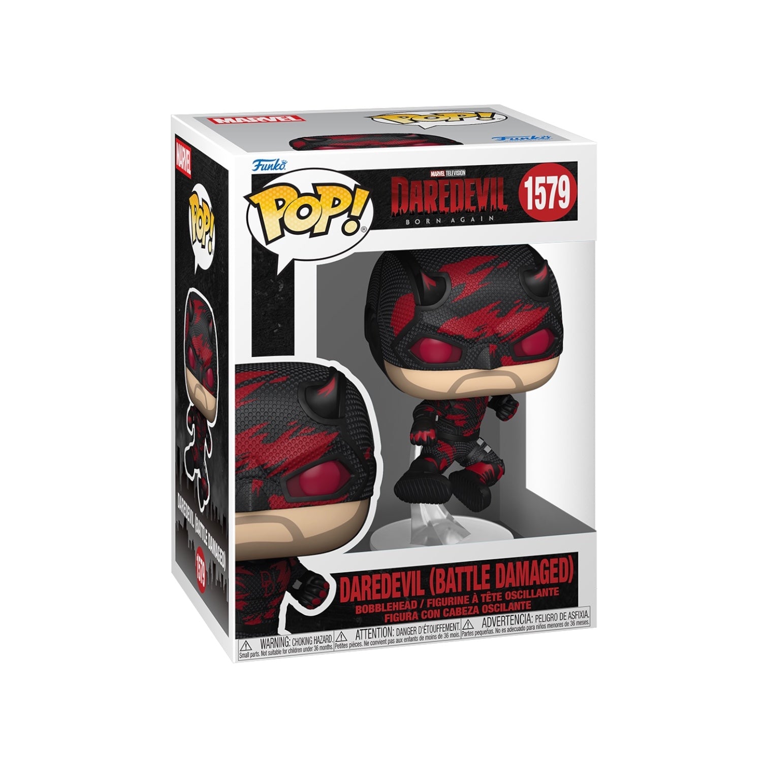 Pop! Daredevil (Battle Damaged) (Born Again)