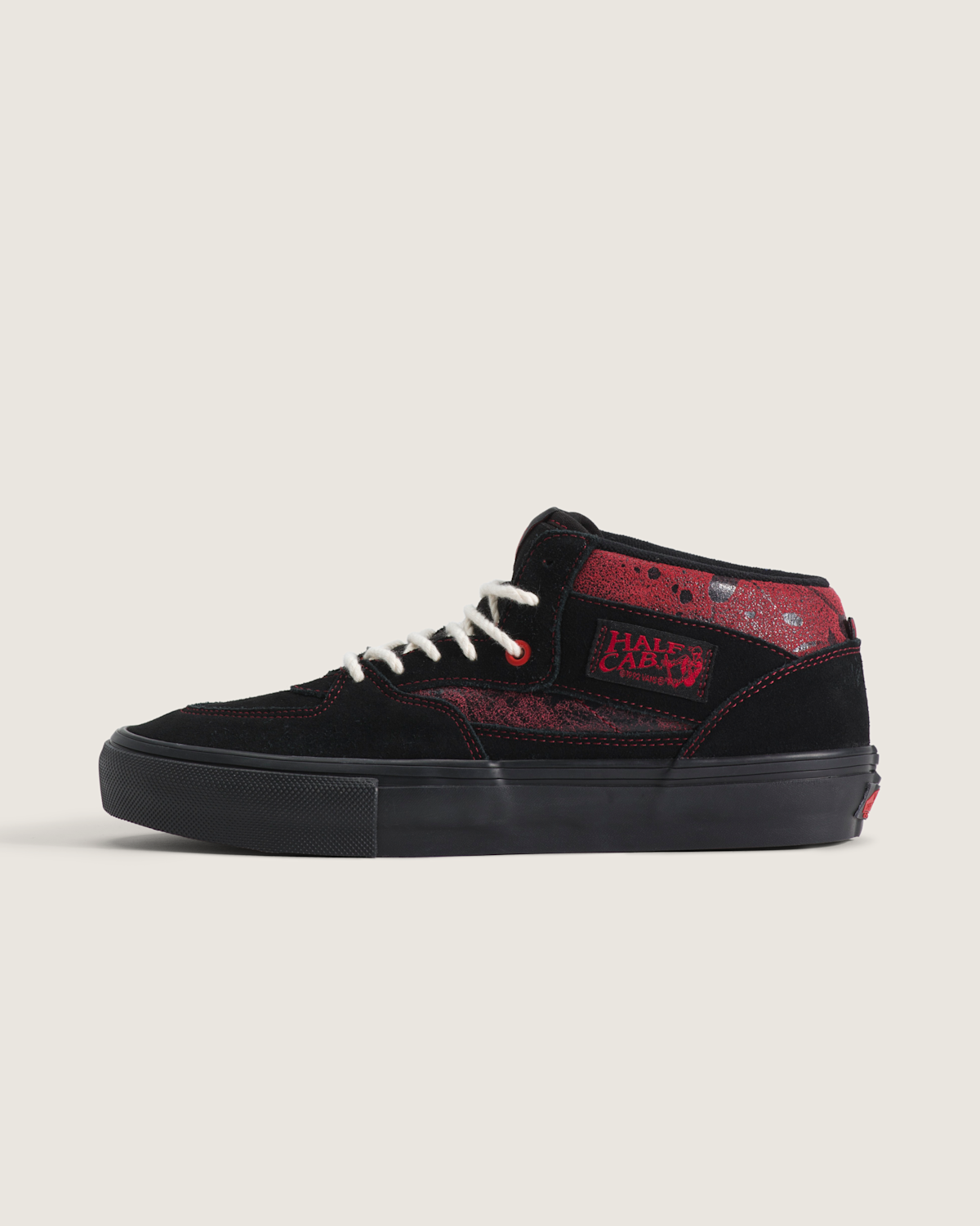 Skate Half Cab Shoe - Red / Black