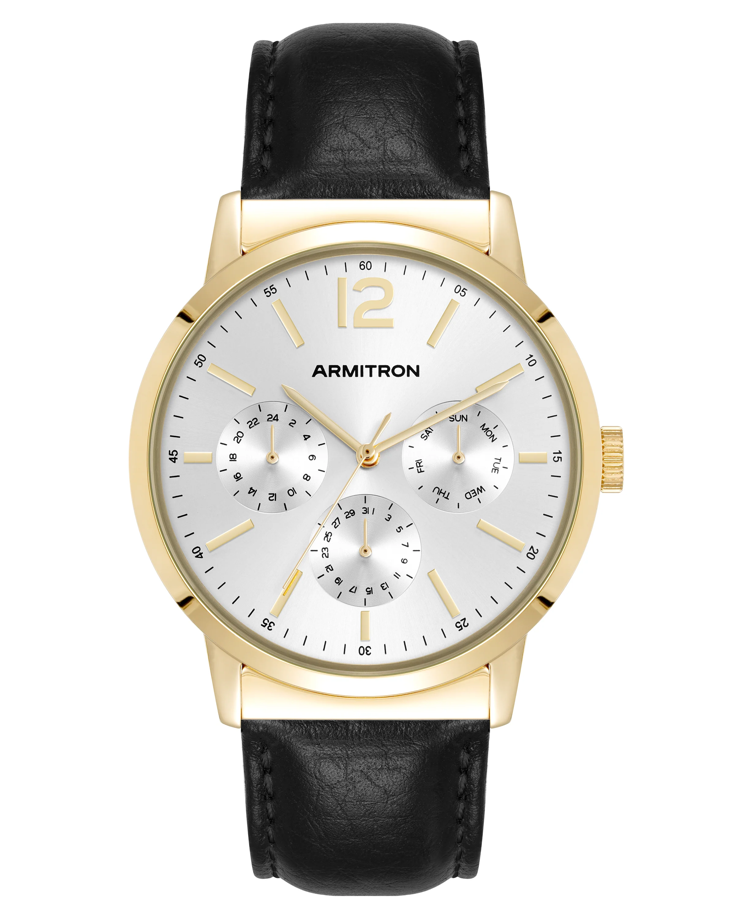 Hudson? | 42mm, Black Leather