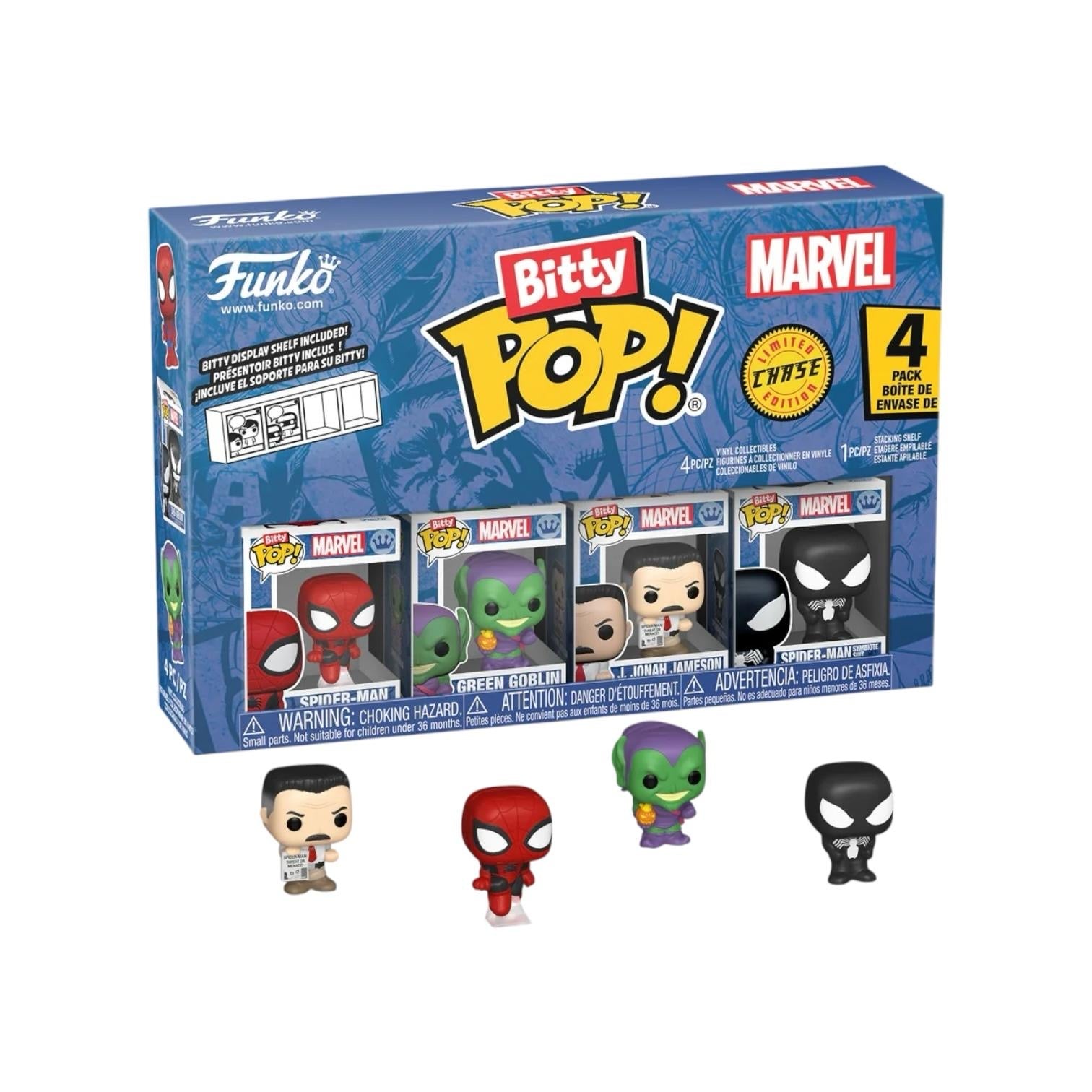 Bitty Pop! Spider-Man 4-Pack Series 1