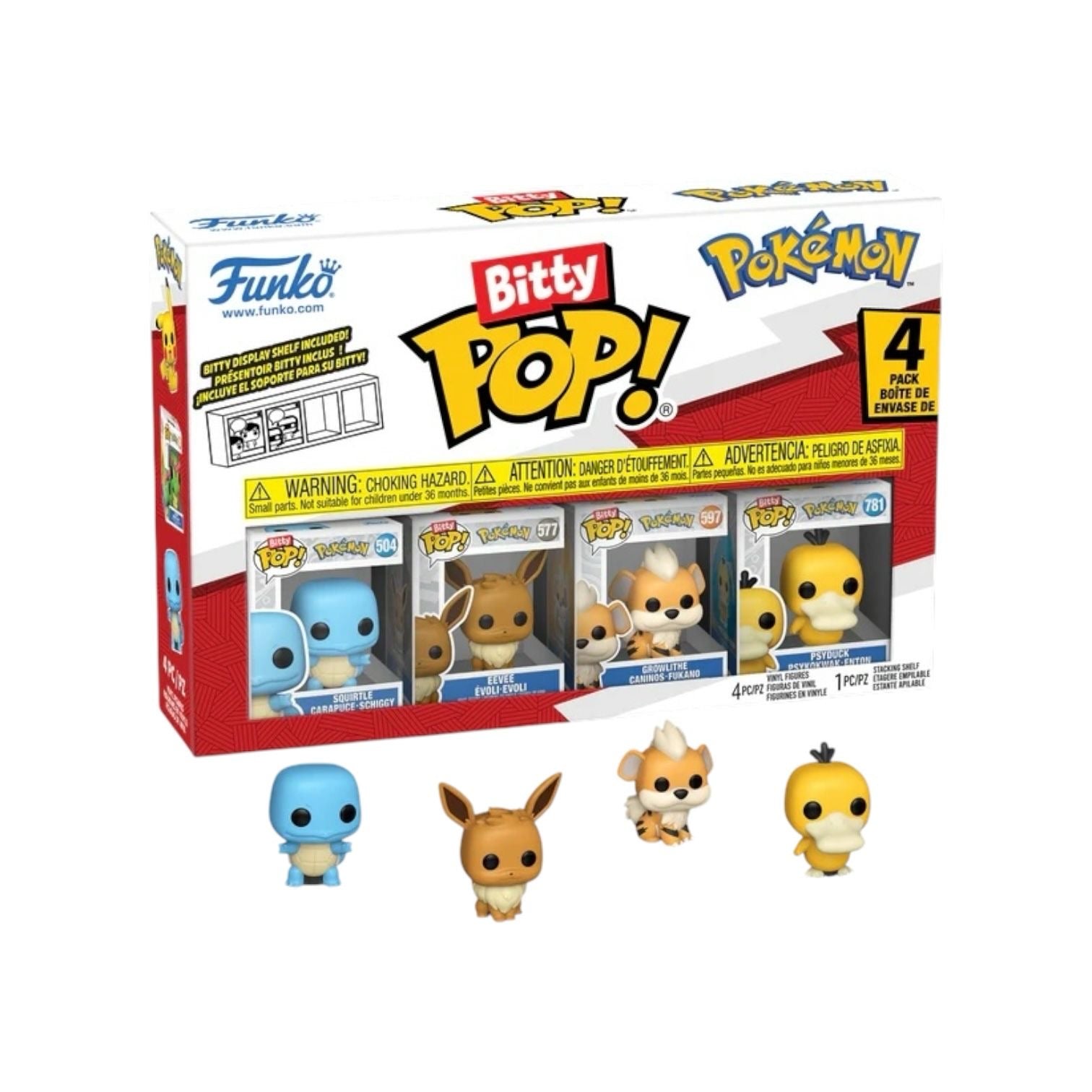 Bitty Pop! Pokémon 4-Pack Series 4